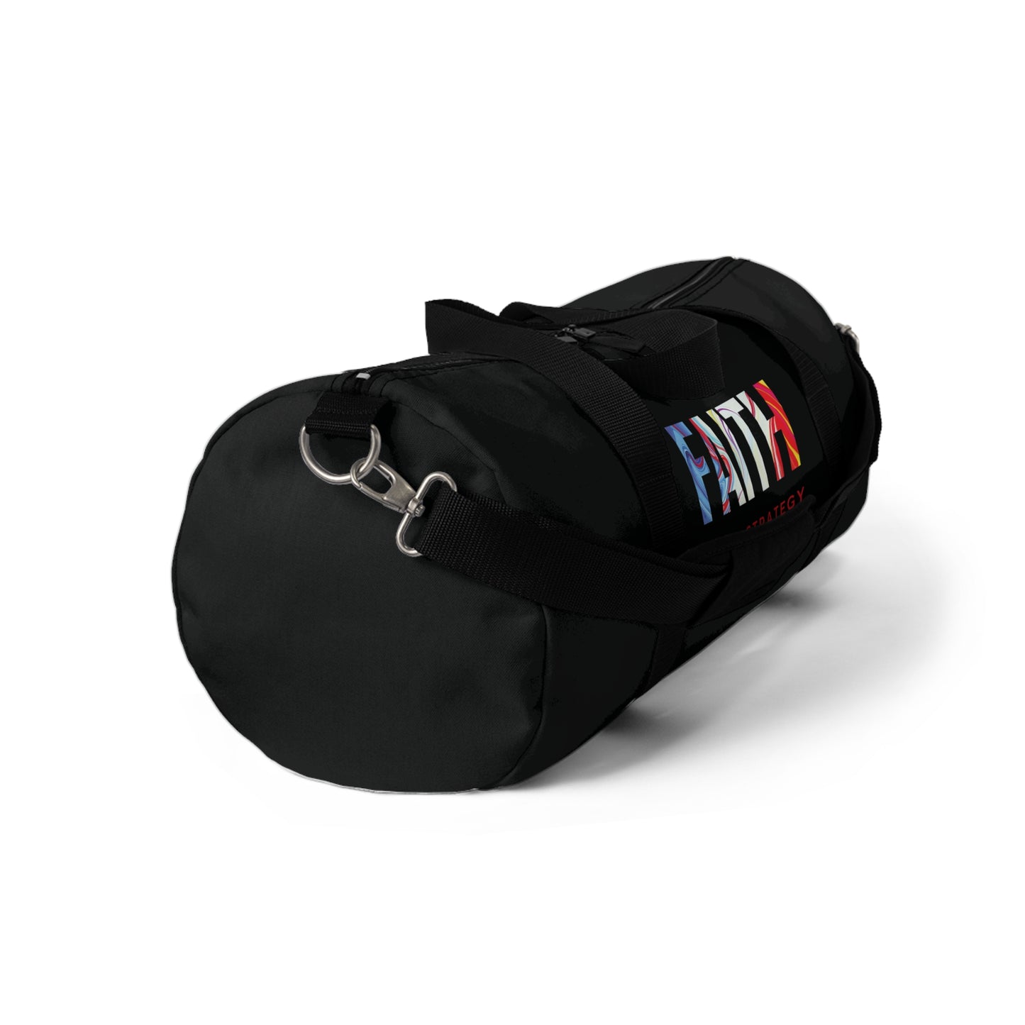 Faith Is My Strategy Duffel Bag – Spacious Gym & Travel Bag for Men & Women