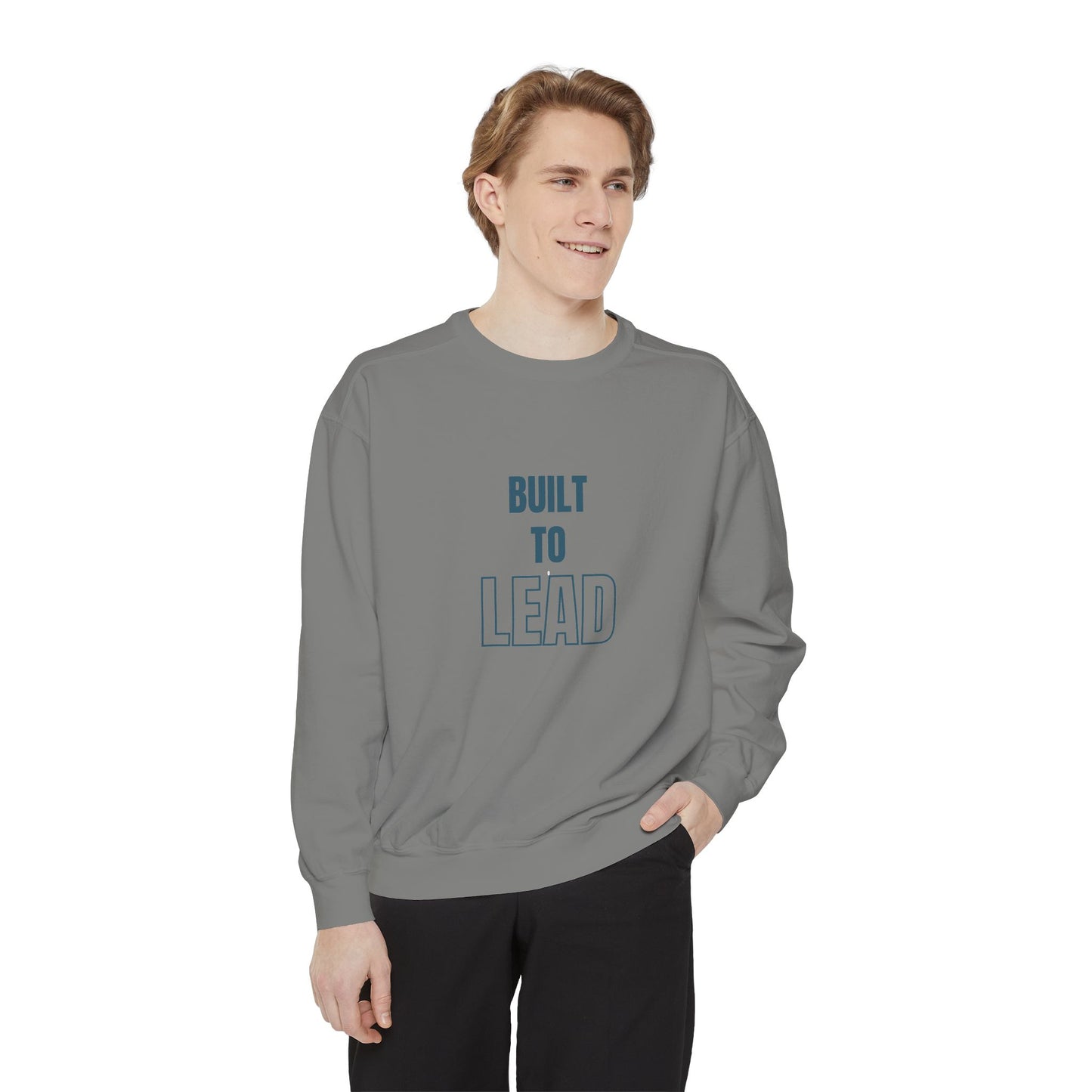 Built to Lead Unisex Heavyweight Sweatshirt – Soft, Warm & Durable for Everyday Comfort