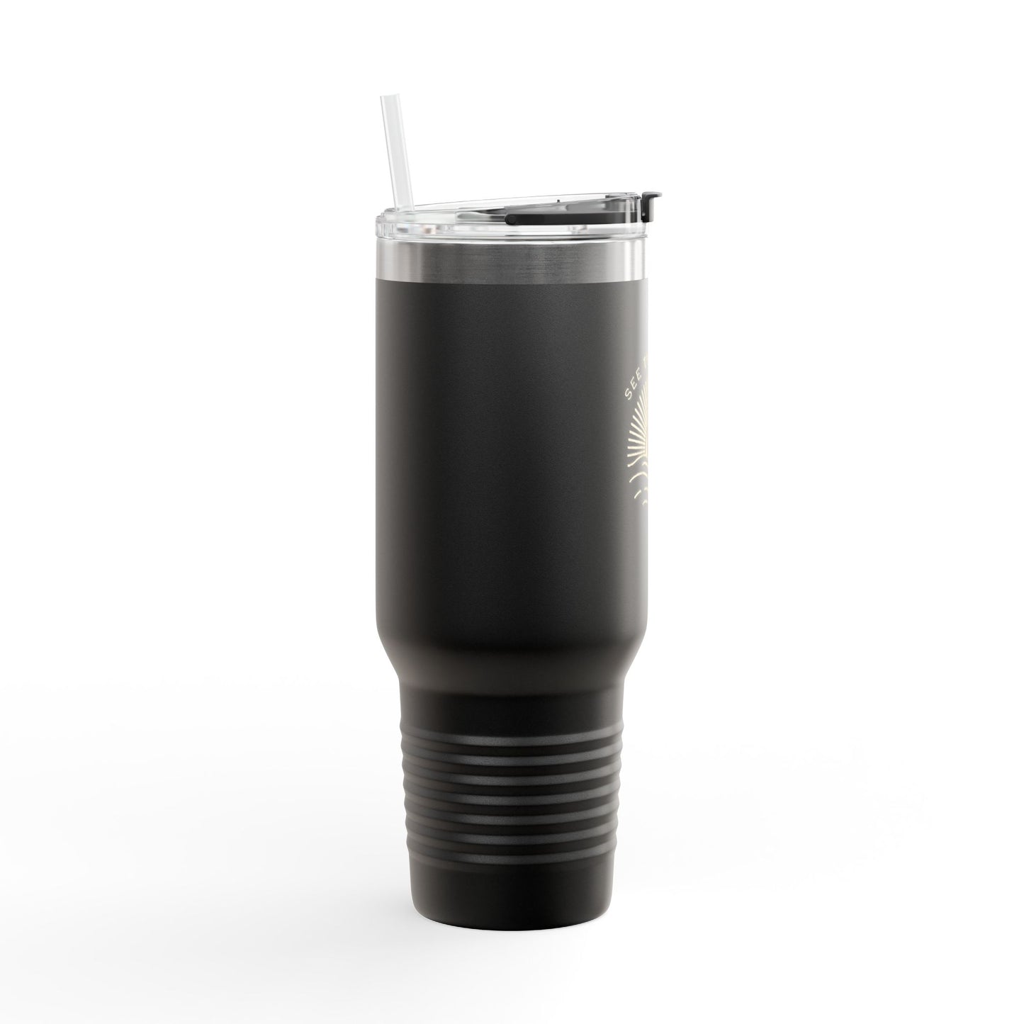 See the Vision Insulated Travel Mug – 40oz Stainless Steel, Leak-Proof & Double-Wall Insulated