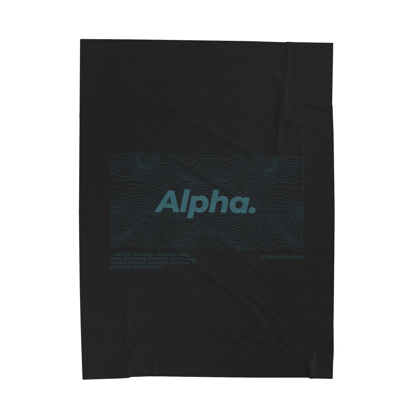 Alpha Waves Plush Blanket (TOB) | Cozy Home Decor, Relaxation Blanket