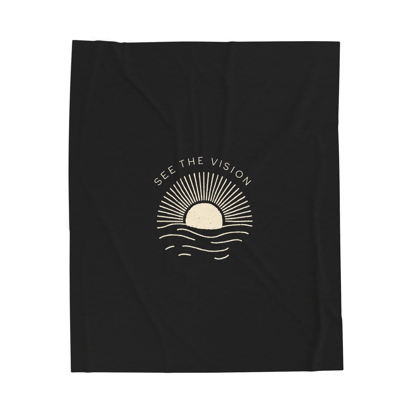 See the Vision Velveteen Plush Blanket – Ultra-Soft, Warm & Durable for Home & Gifts