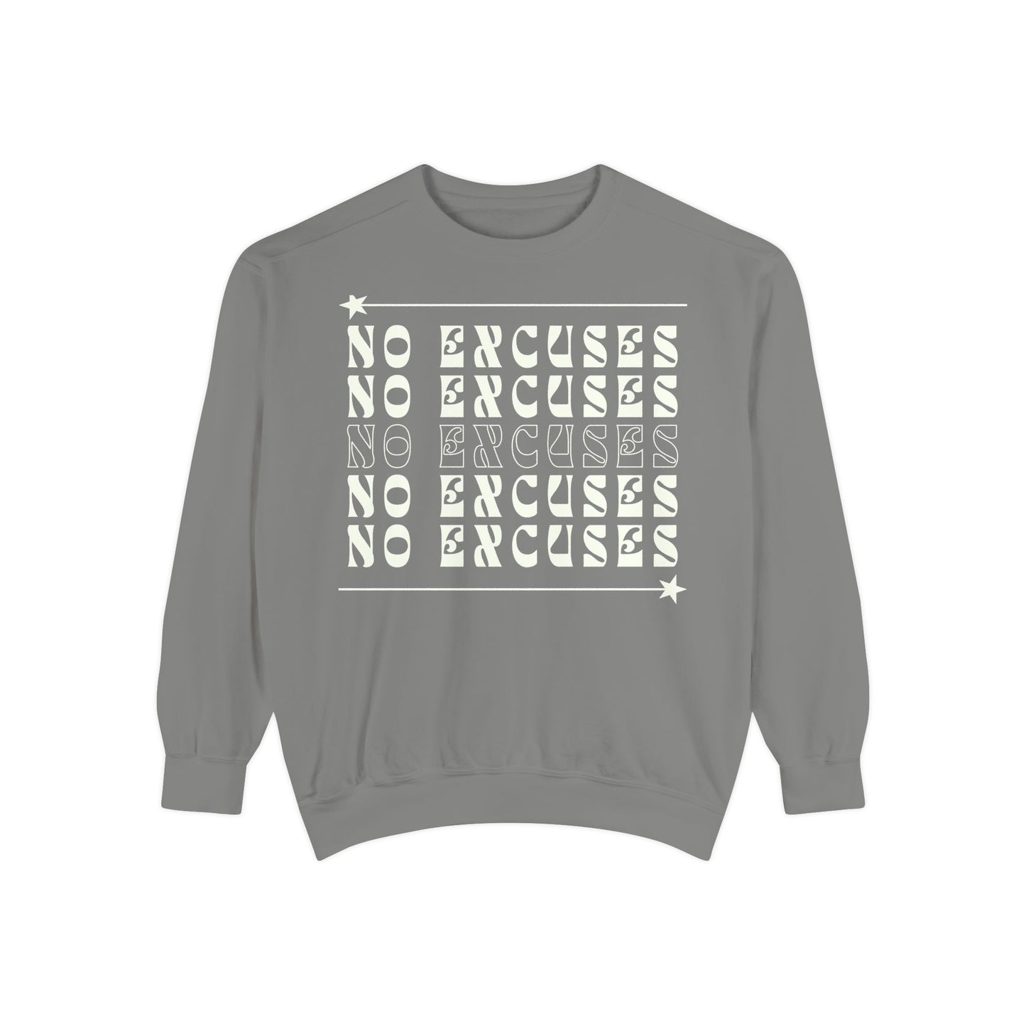 No Excuses Unisex Heavyweight Sweatshirt – Soft, Warm & Durable for Everyday Comfort