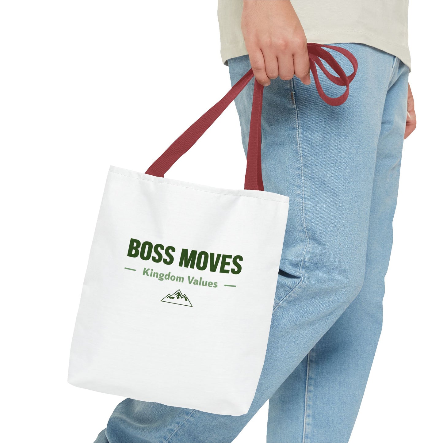 Boss Moves Tote Bag β Durable Canvas Bag with Empowering Kingdom Values Design for Everyday Use