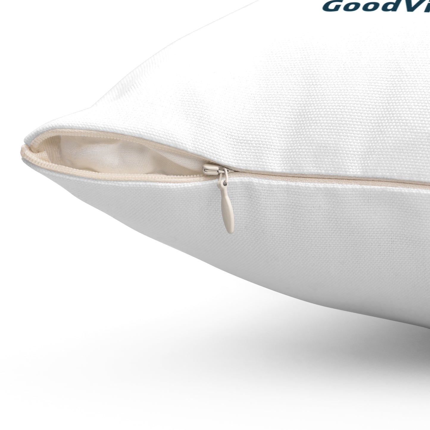 Grind & Grace Soft & Durable Square Pillow – Plush Polyester Cushion for Home & Office Decor
