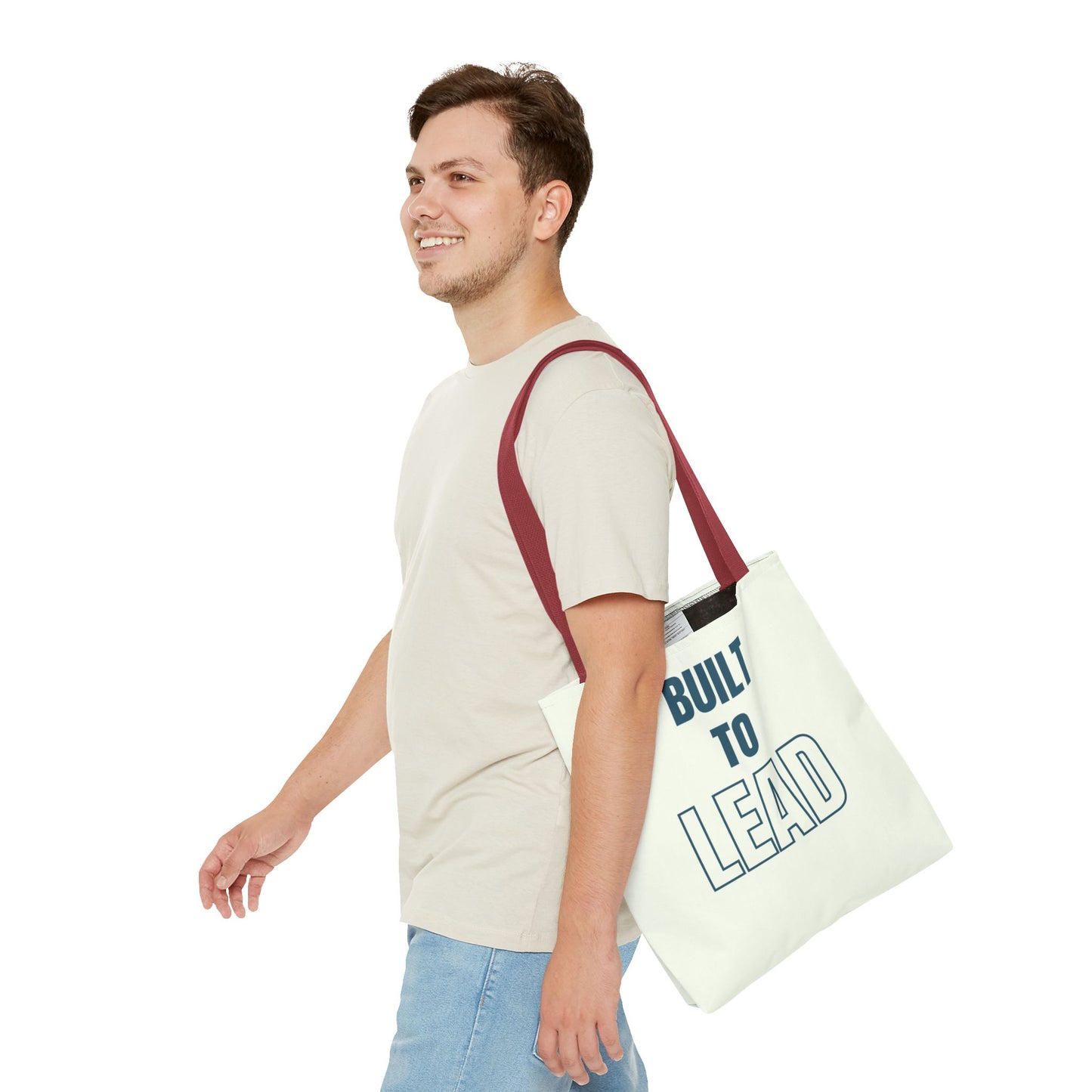 Built to Lead Durable Everyday Tote Bag – Spacious, Lightweight & Versatile for Work, Gym & Travel