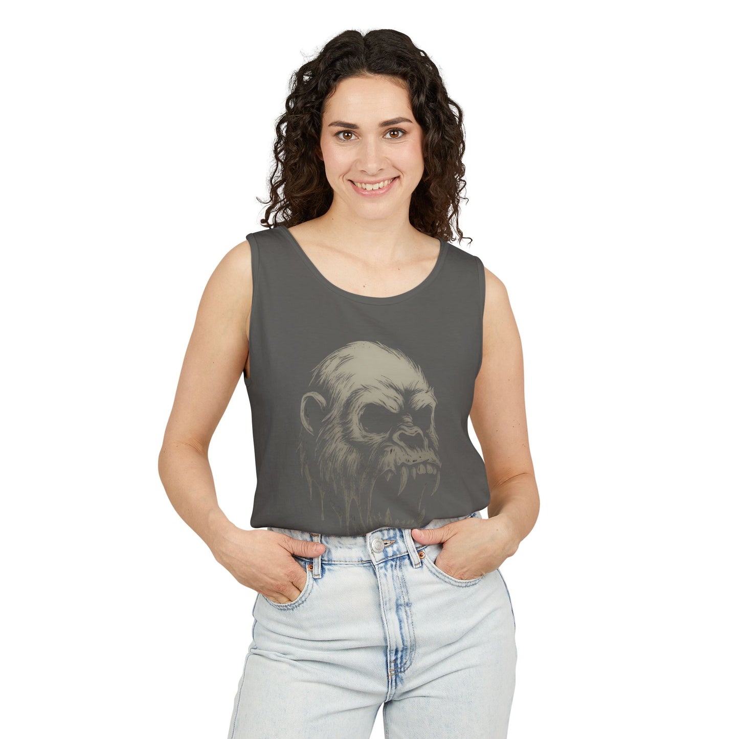 Primal Instinct Unisex Garment-Dyed Tank Top – Summer Style, Casual Wear, Gifts for Him, Athleisure, Relaxed Fit