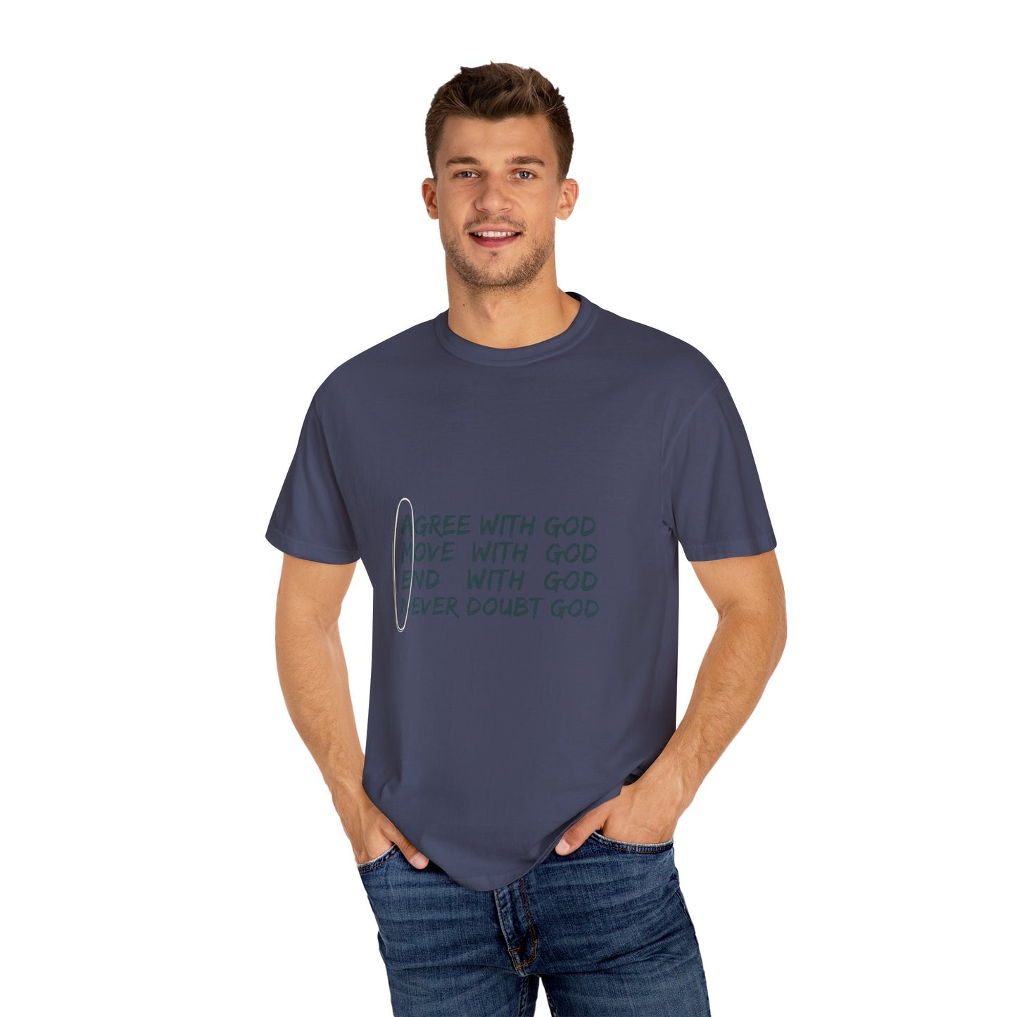 A.M.E.N. Unisex Garment-Dyed T-Shirt – Soft, Durable & Comfortable Everyday Wear