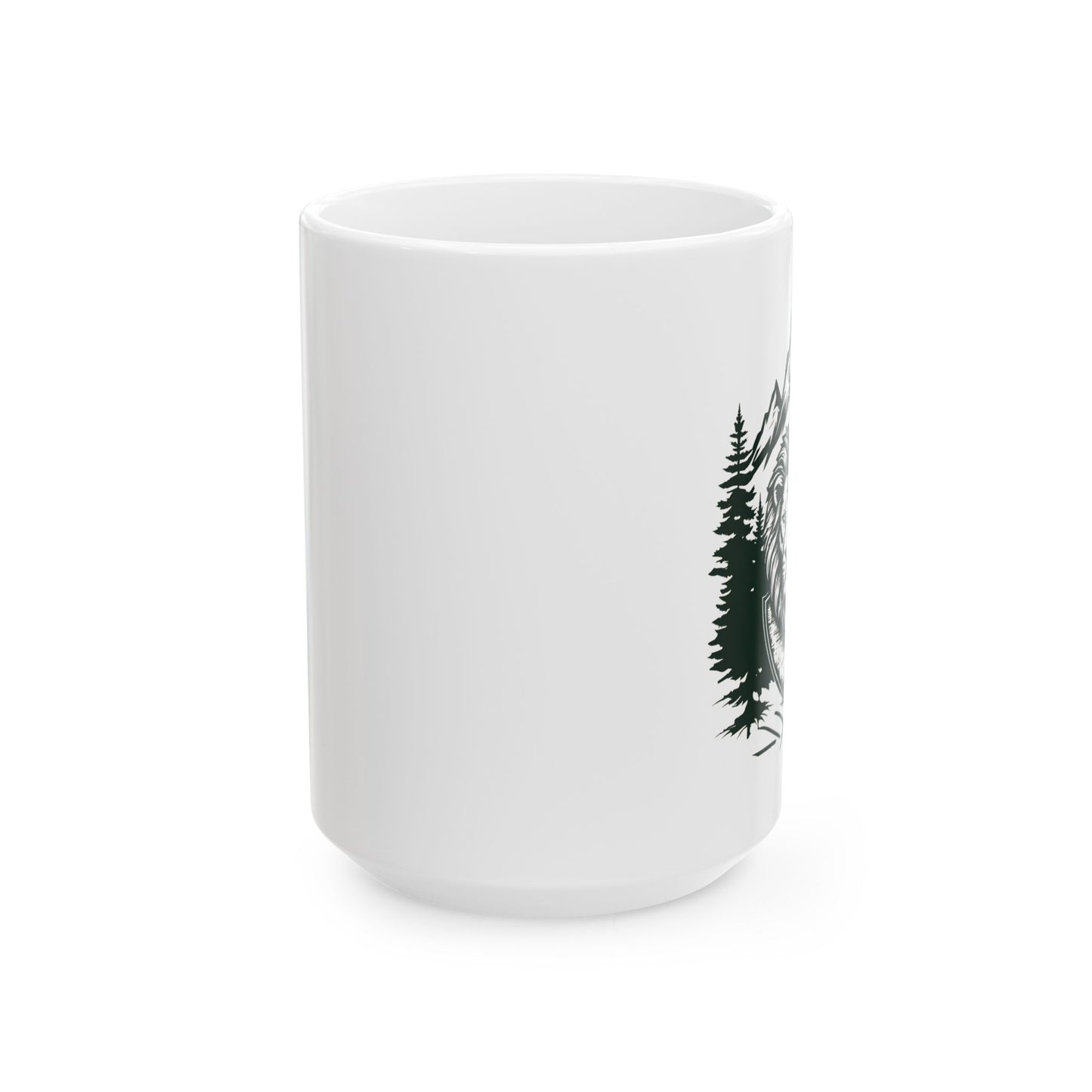 Outdoor Ceramic Mug – Glossy Finish, 11oz & 15oz, Dishwasher & Microwave Safe