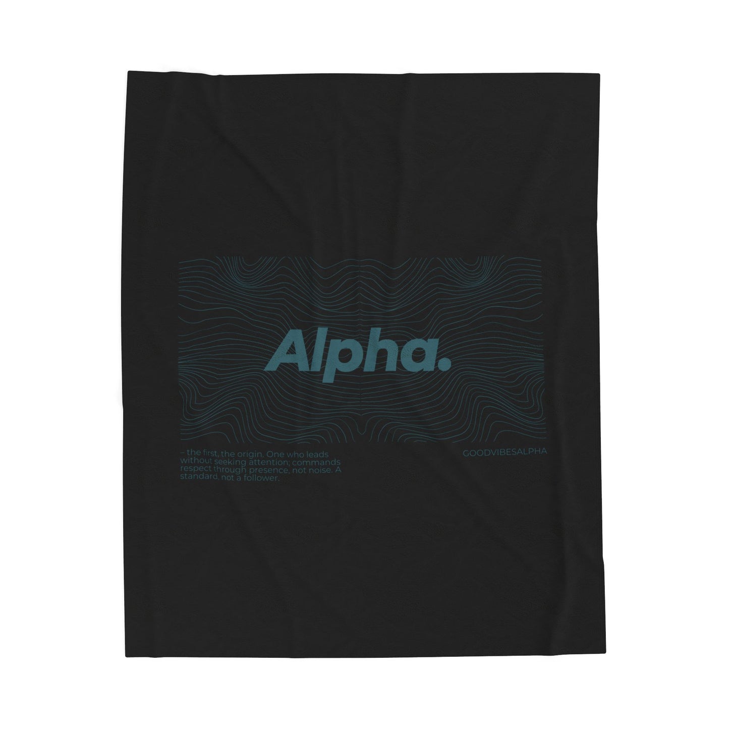Alpha Waves Plush Blanket (TOB) | Cozy Home Decor, Relaxation Blanket