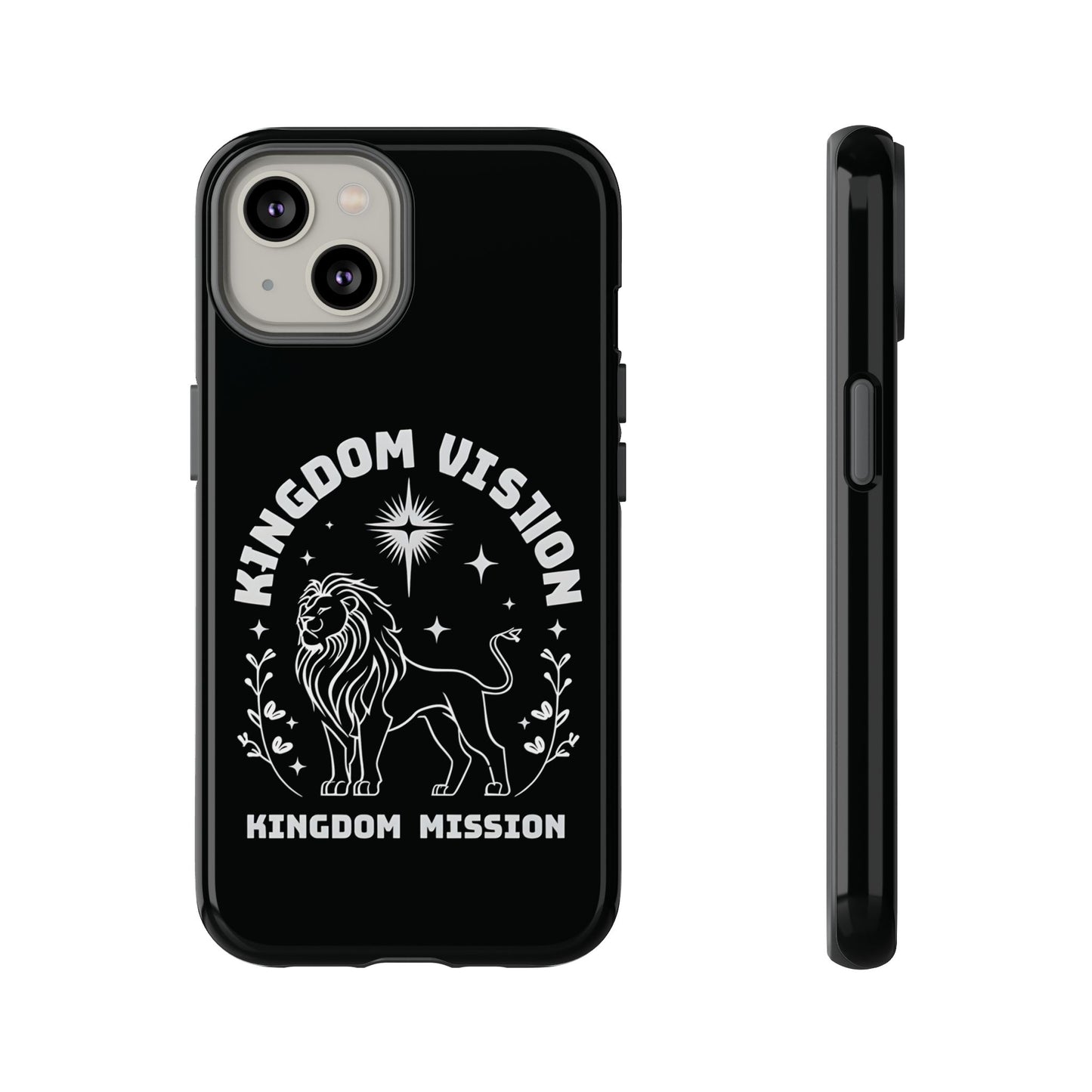 Kingdom Vision Phone Case - Inspirational Lion Design for iPhone 12 to iPhone 16