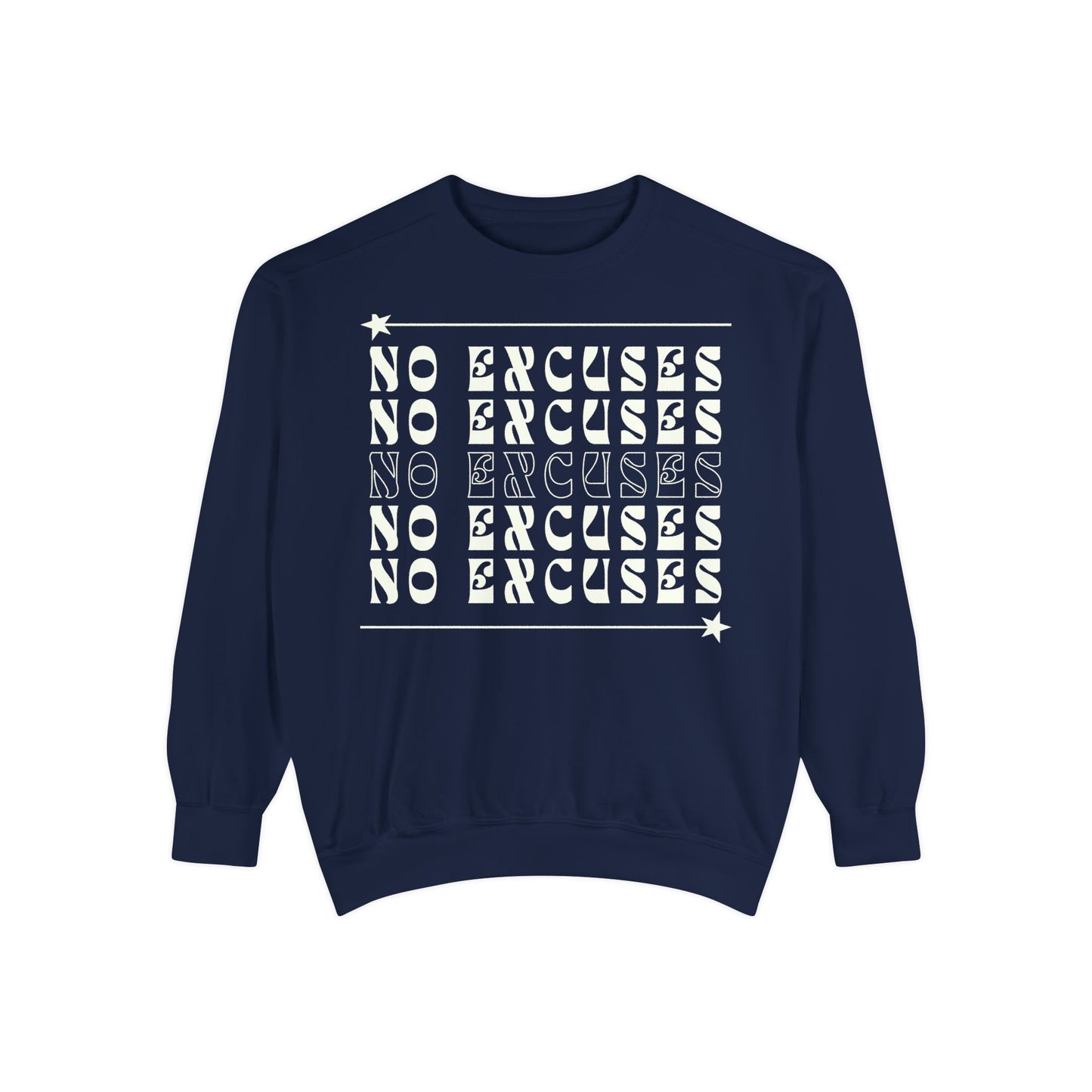 No Excuses Unisex Heavyweight Sweatshirt – Soft, Warm & Durable for Everyday Comfort