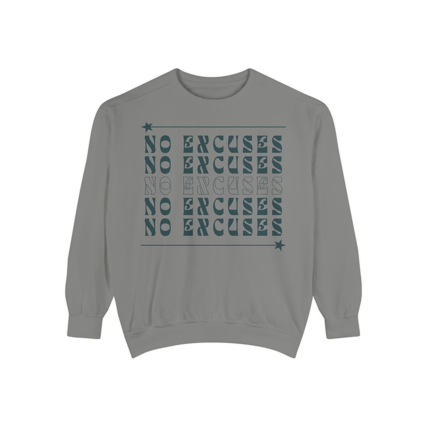 No Excuses Unisex Heavyweight Sweatshirt – Soft, Warm & Durable for Everyday Comfort