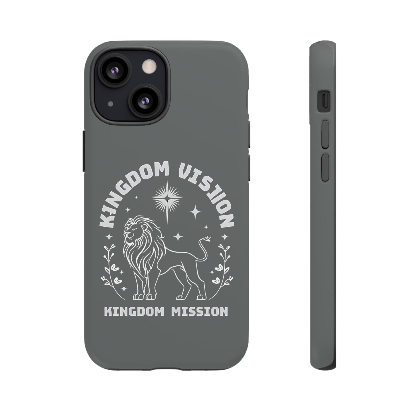 Kingdom Vision Phone Case - Inspirational Lion Design for iPhone 12 to iPhone 16