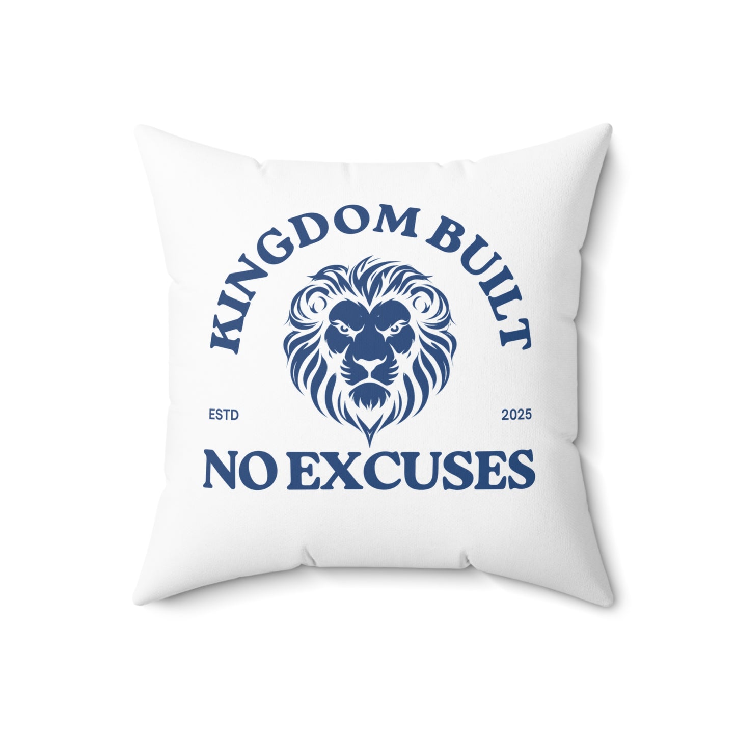 Kingdom Built Soft & Durable Square Pillow – Plush Polyester Cushion for Home & Office Decor