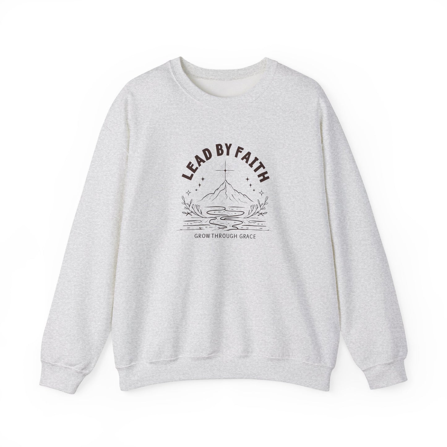 Lead by Faith Crewneck Sweatshirt β Soft Fleece, Classic Fit, Comfortable Everyday Wear