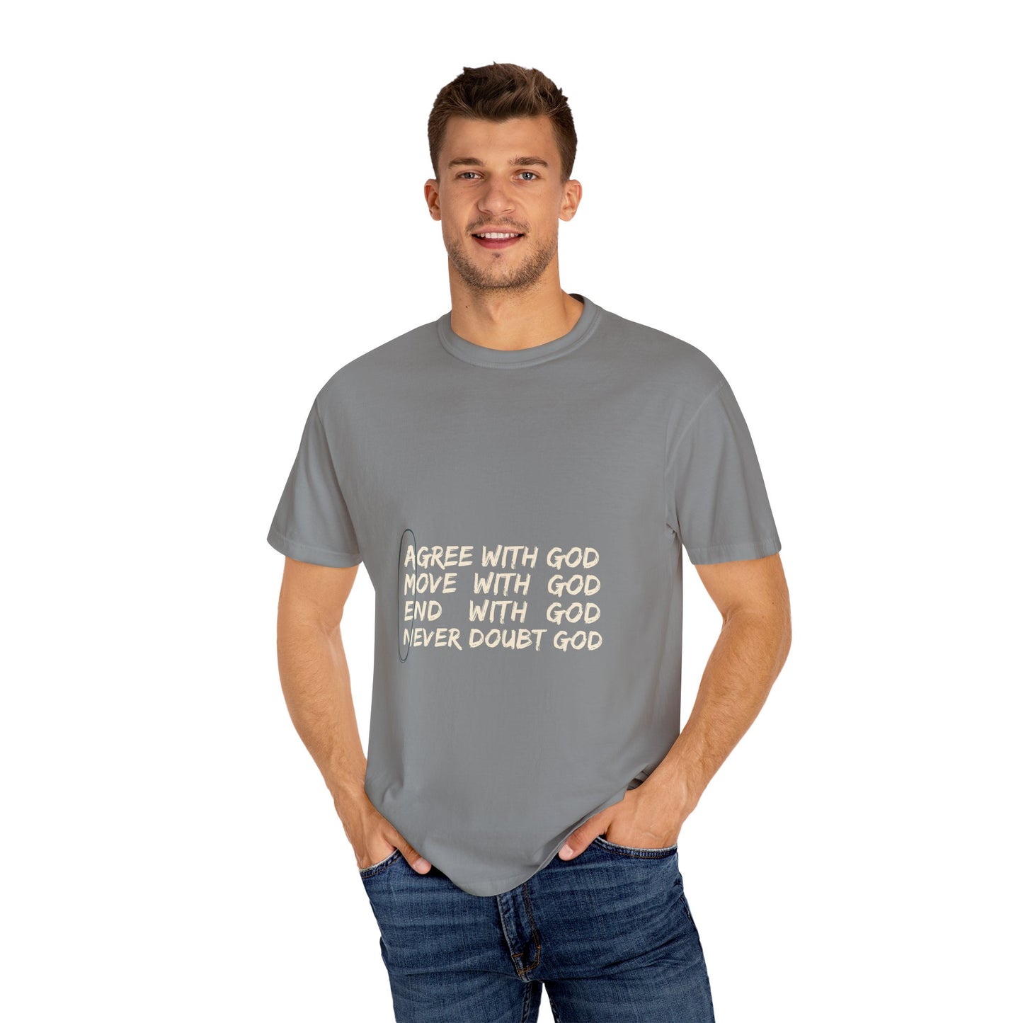 A.M.E.N. Unisex Garment-Dyed T-Shirt – Soft, Durable & Comfortable Everyday Wear