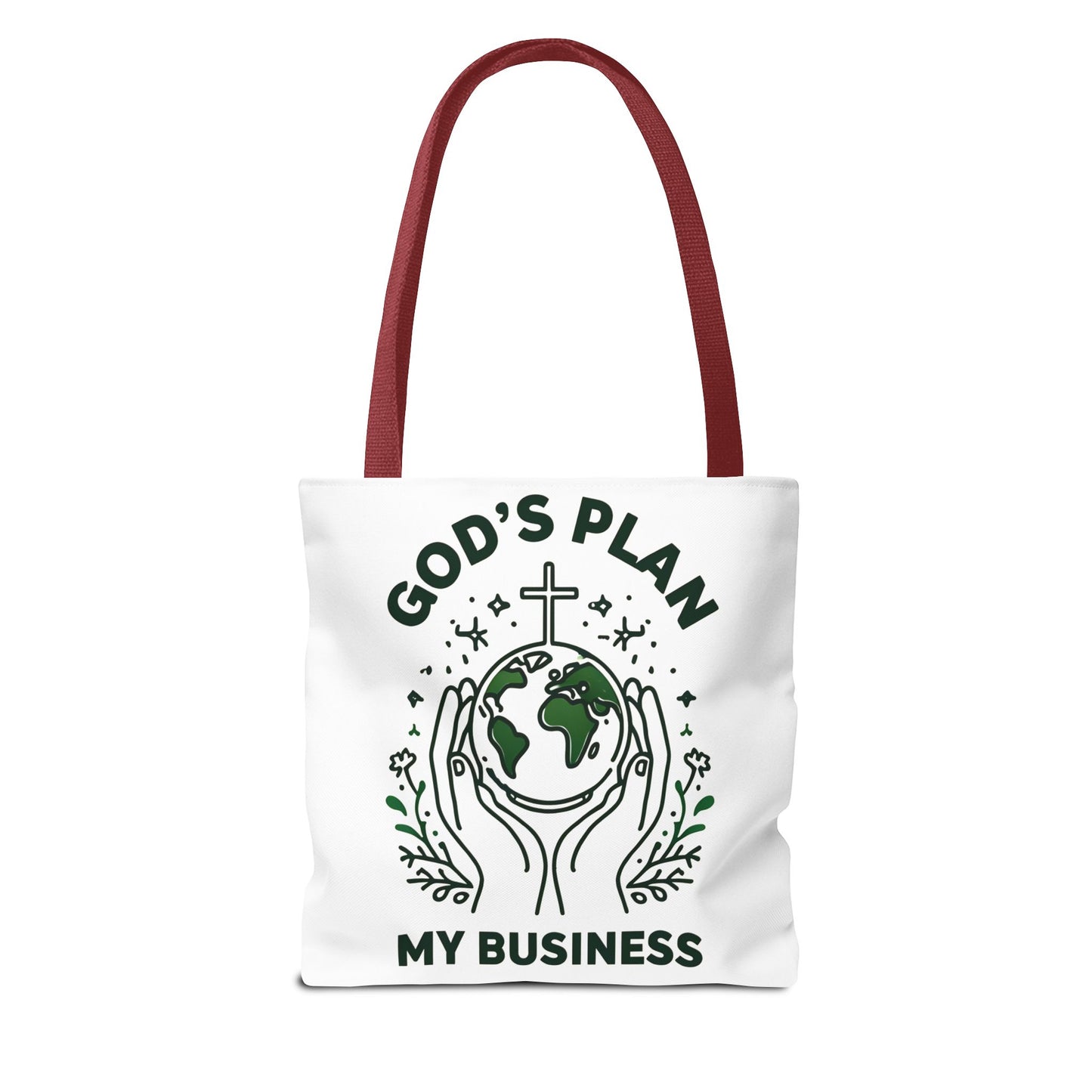 God's Plan Inspirational Tote Bag β Durable Canvas Bag with Purposeful Design for Everyday Use