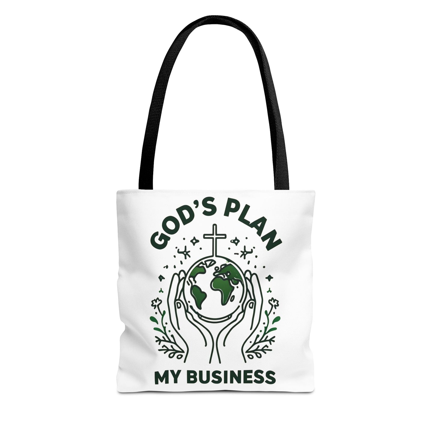 God's Plan Inspirational Tote Bag β Durable Canvas Bag with Purposeful Design for Everyday Use