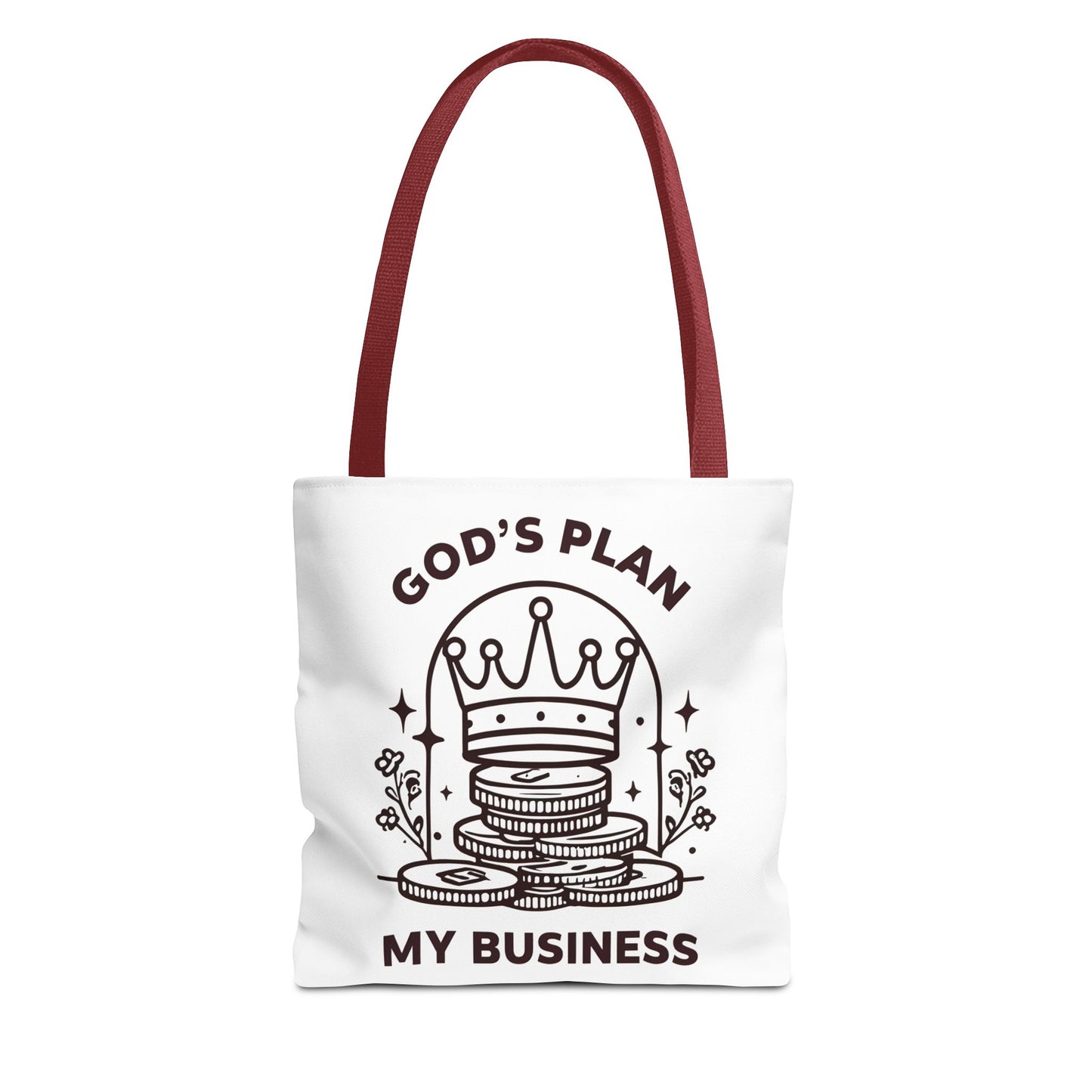 God's Plan Inspirational Tote Bag β Durable Canvas Bag with Purposeful Design for Everyday Use