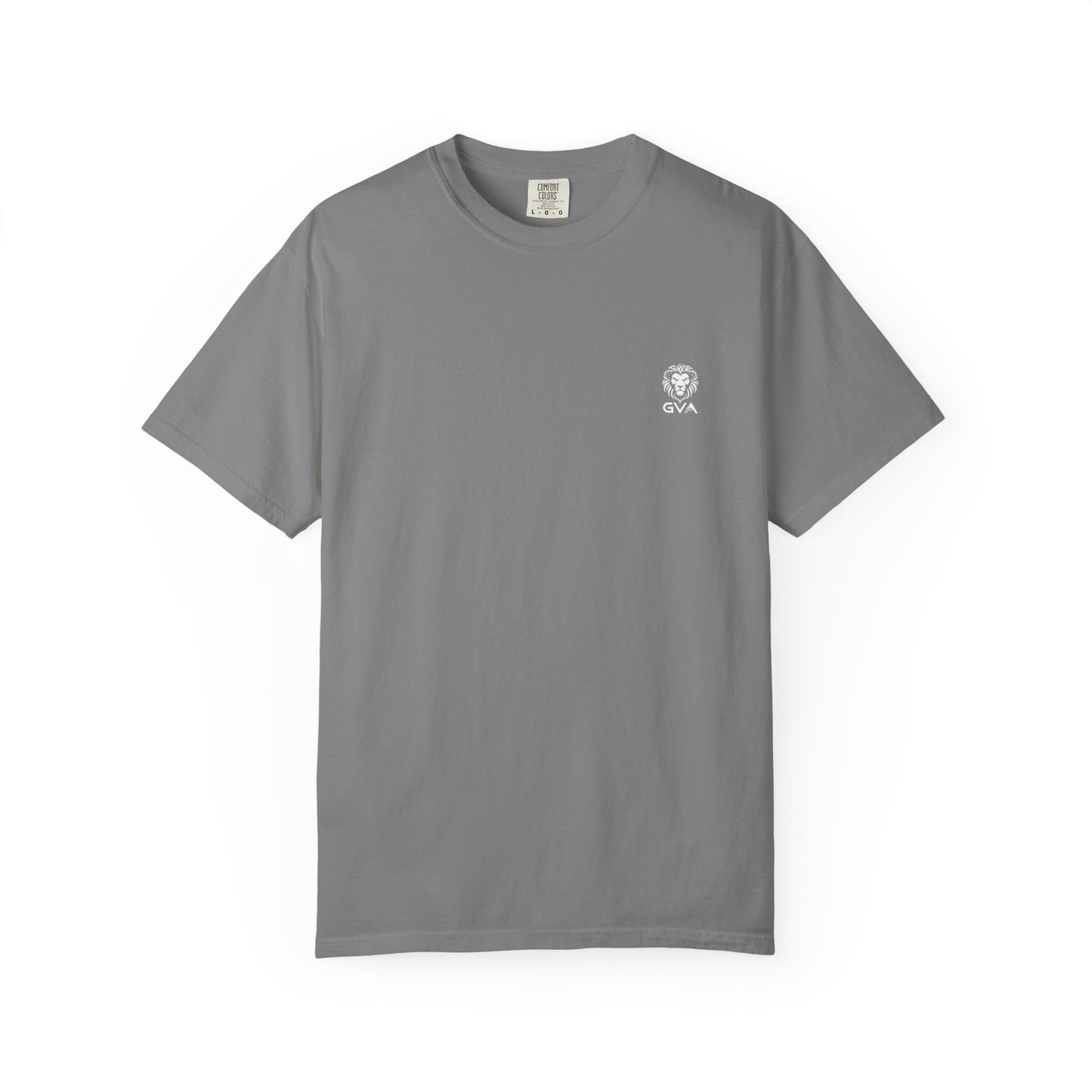 GVA Alpha Presence Unisex T-Shirt – Soft Garment-Dyed Cotton Tee for Festivals, Chill Days, Gifts, and Summer Vibes