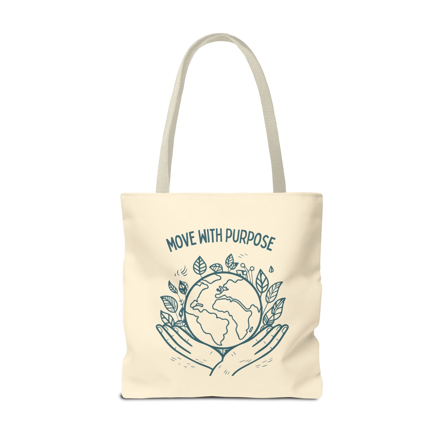 Move with Purpose Durable Everyday Tote Bag – Spacious, Lightweight & Versatile Carryall