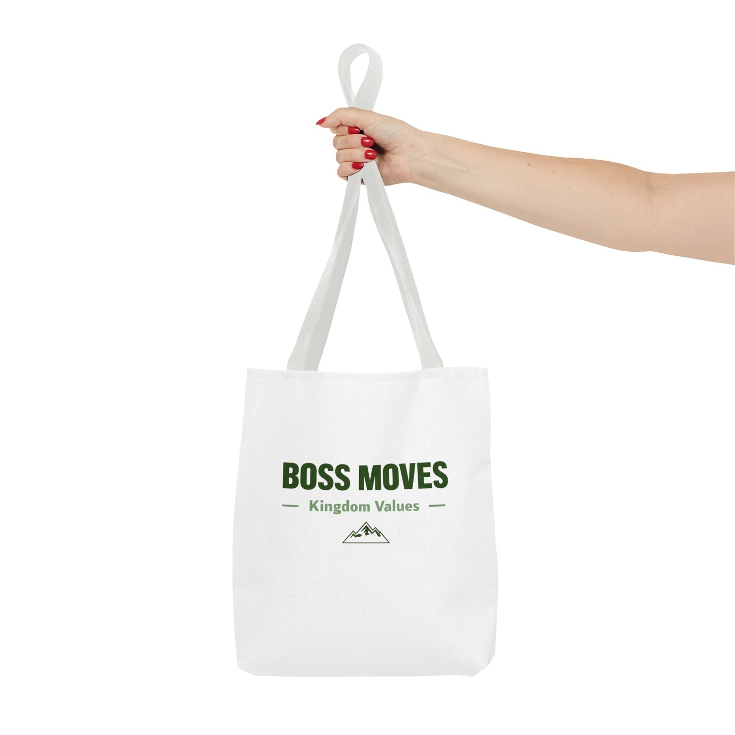 Boss Moves Tote Bag β Durable Canvas Bag with Empowering Kingdom Values Design for Everyday Use