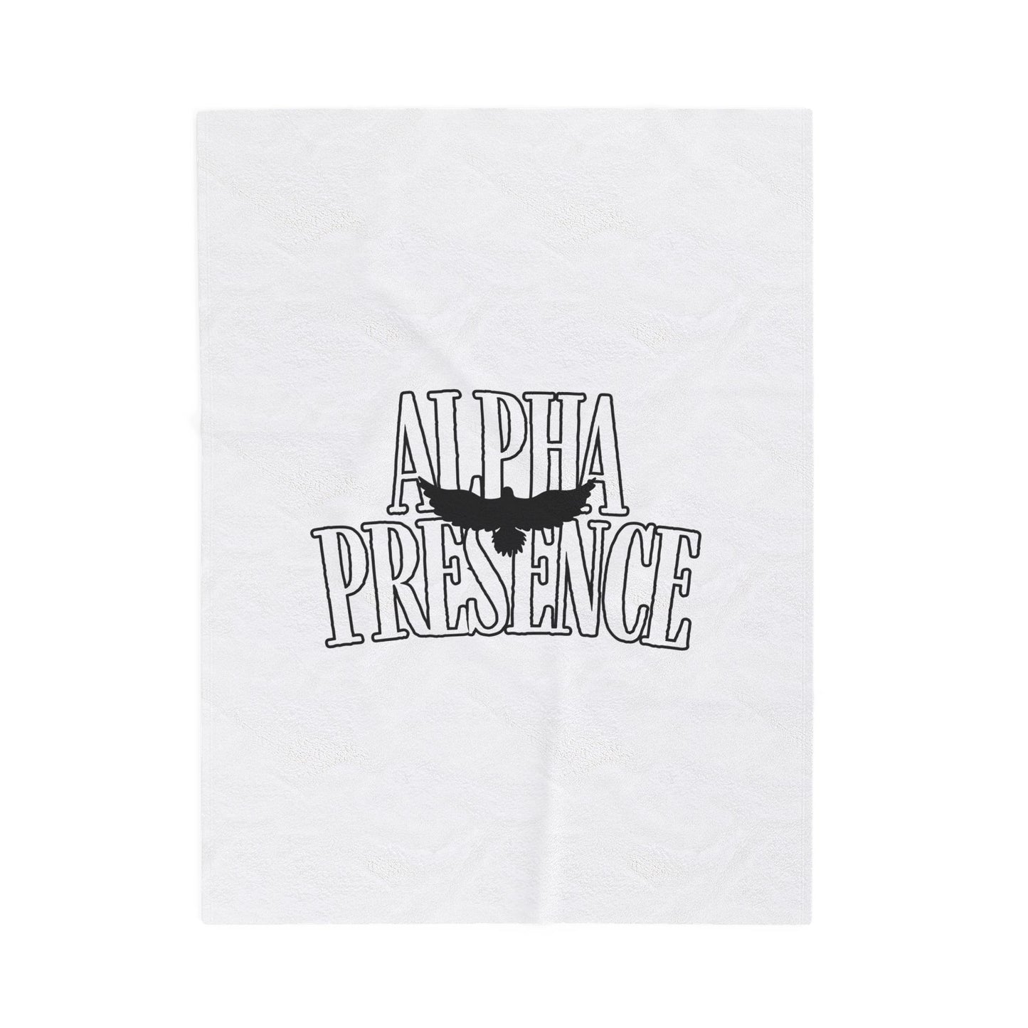 Alpha Presence Plush Blanket (WOW) | Cozy Home Decor, Relaxation Blanket