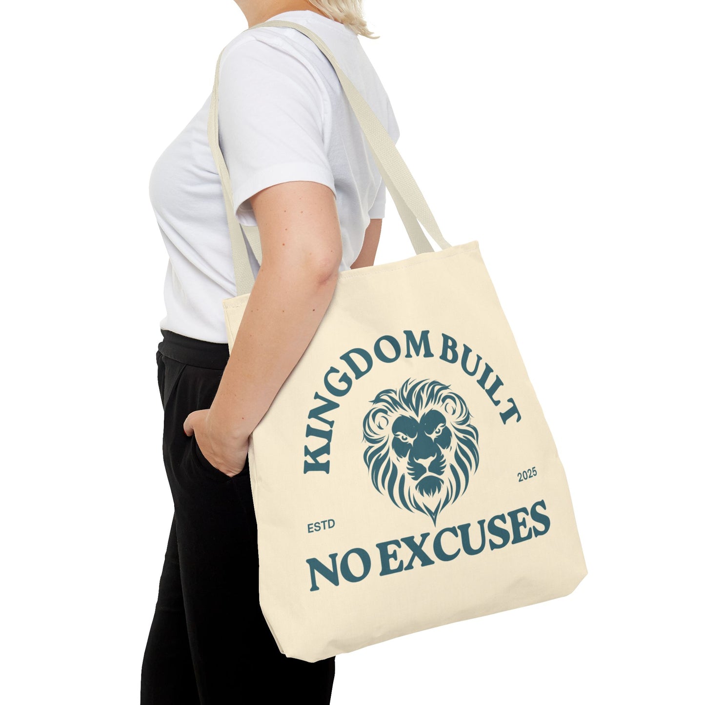Kingdom Built Durable Everyday Tote Bag – Spacious, Lightweight & Versatile Carryall