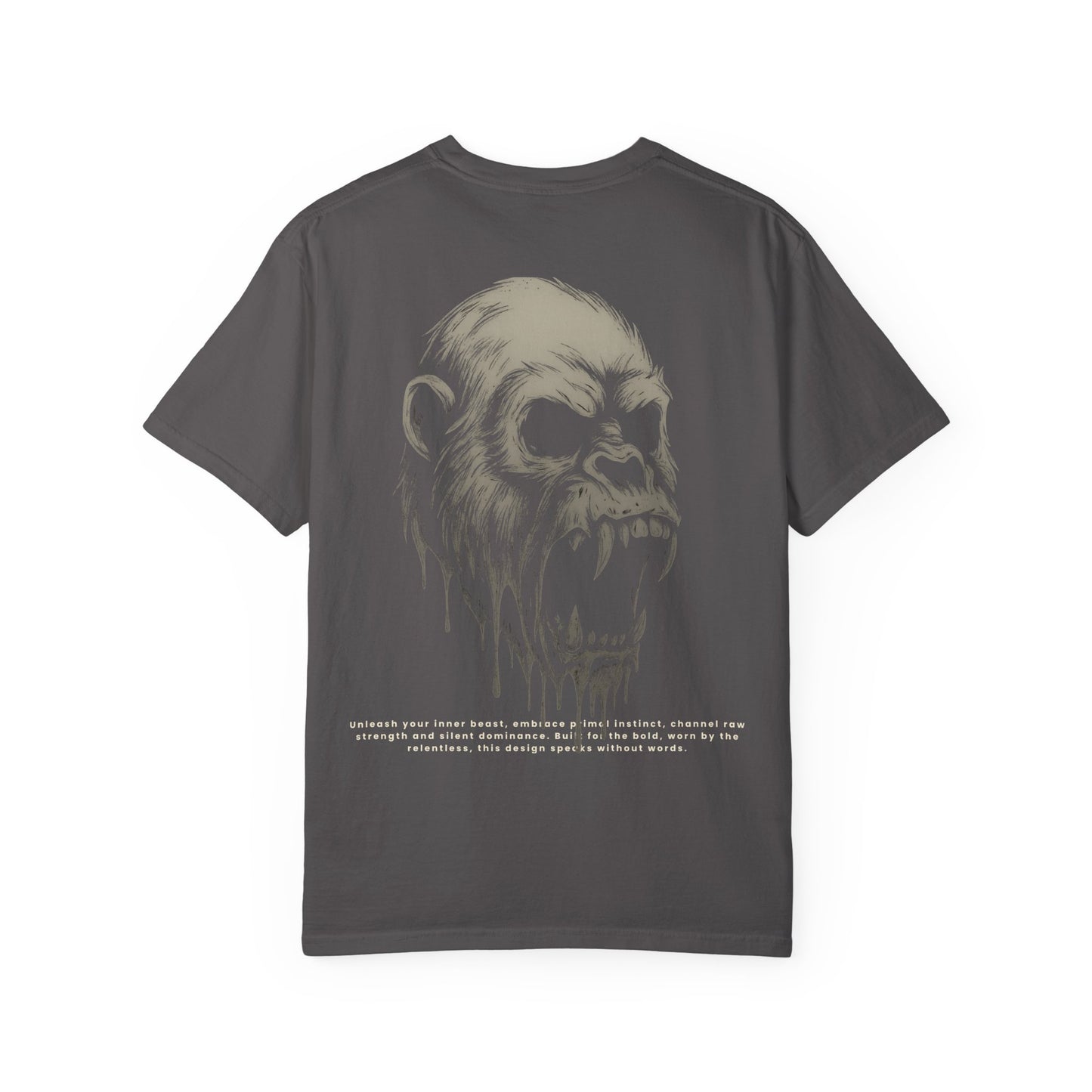 GVA Primal Instinct Unisex Garment-Dyed T-Shirt – Casual Everyday Fit, Streetwear Vibes, Soft Cotton