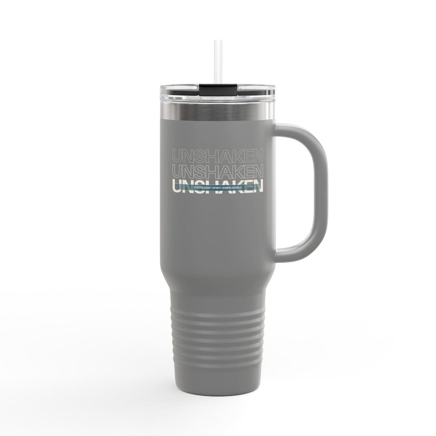 Unshaken Insulated Travel Mug – 40oz Stainless Steel, Leak-Proof & Double-Wall Insulated