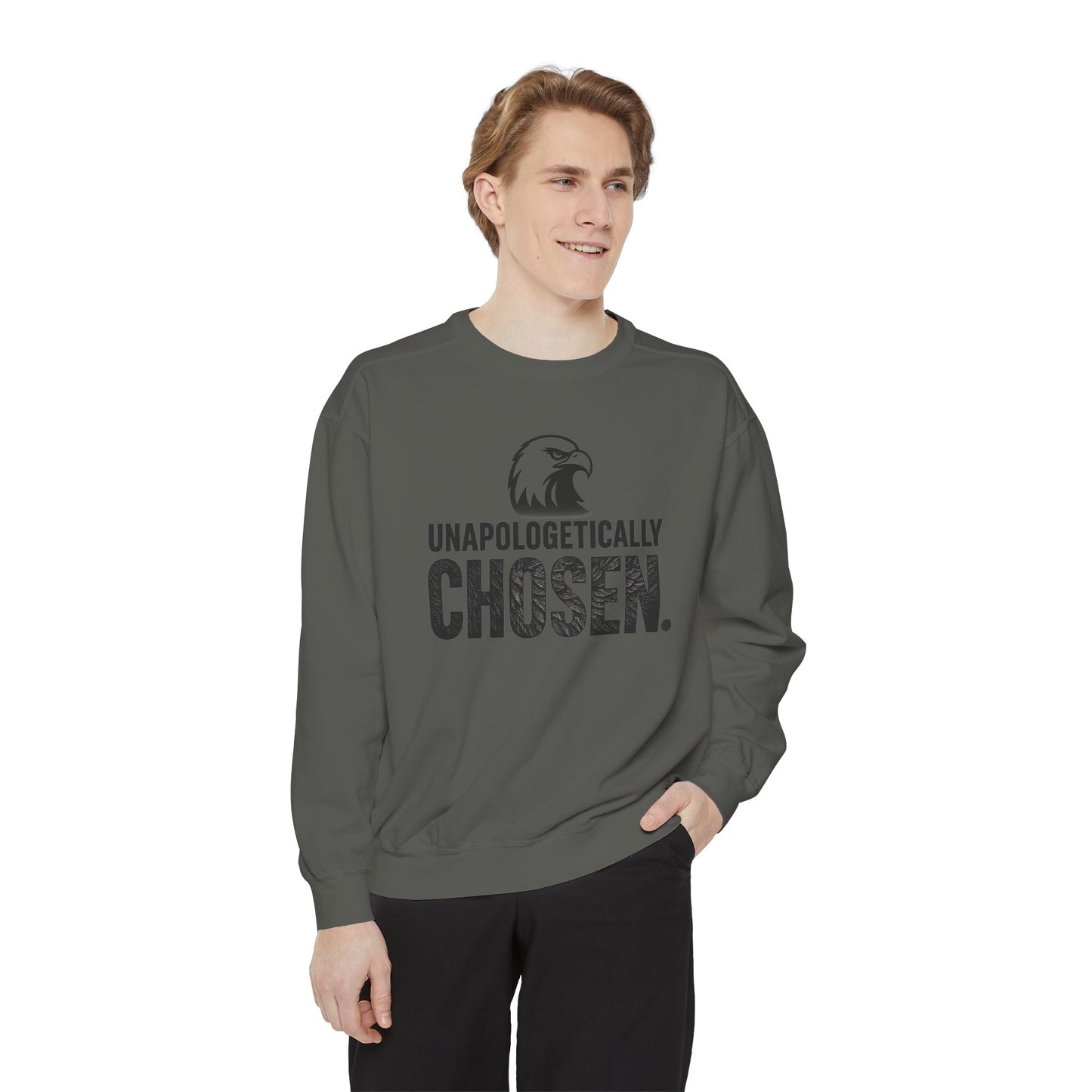 Unapologetically Chosen Unisex Heavyweight Sweatshirt , Soft, Warm & Durable for Everyday Comfort