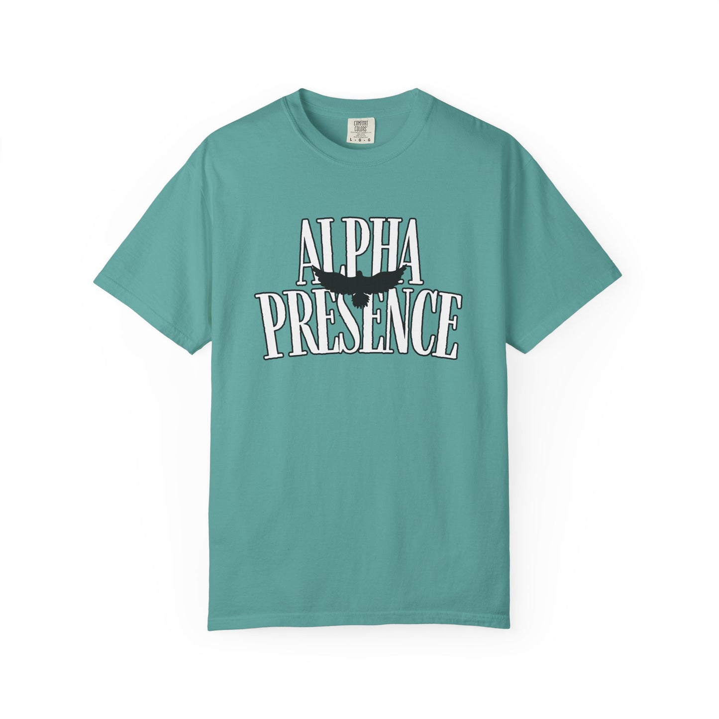 Alpha Presence Unisex Garment-Dyed T-Shirt – Casual Everyday Fit, Streetwear Vibes, Gift for Him or Her, Soft Cotton