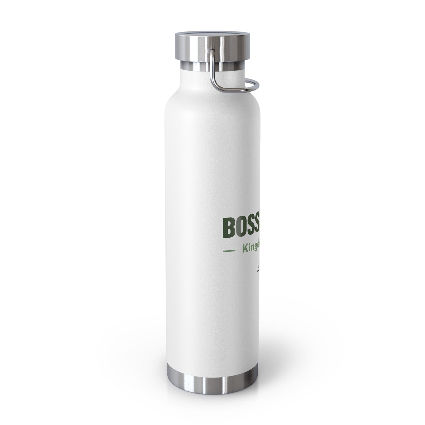 Boss Moves Insulated Water Bottle – Copper Vacuum 22oz Stainless Steel Bottle for Hot & Cold Drinks