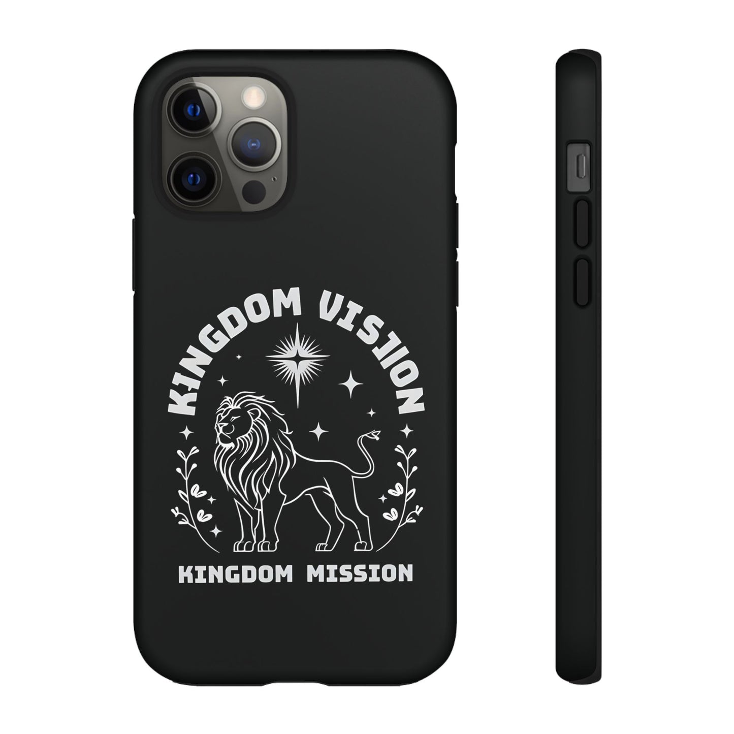 Kingdom Vision Phone Case - Inspirational Lion Design for iPhone 12 to iPhone 16