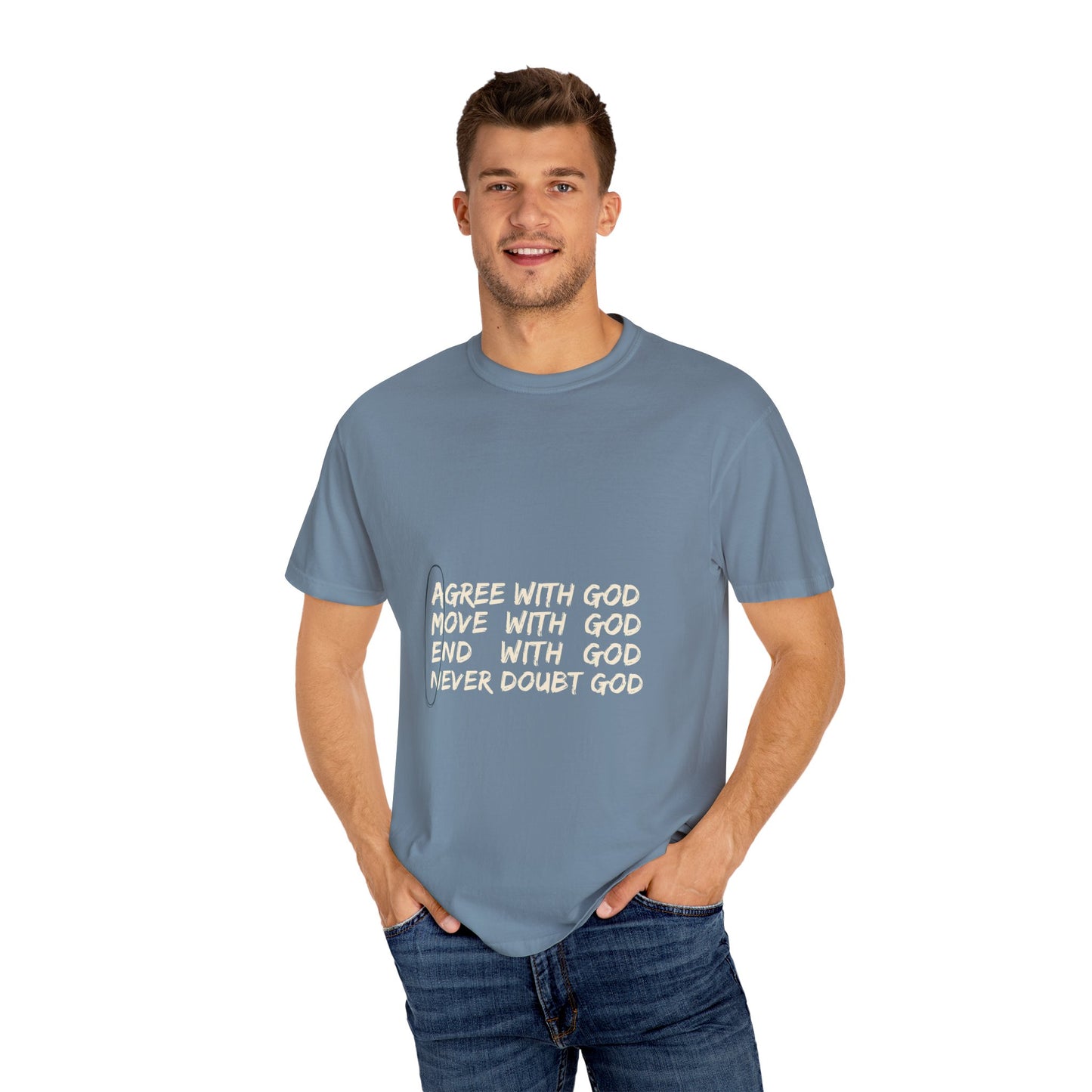 A.M.E.N. Unisex Garment-Dyed T-Shirt – Soft, Durable & Comfortable Everyday Wear