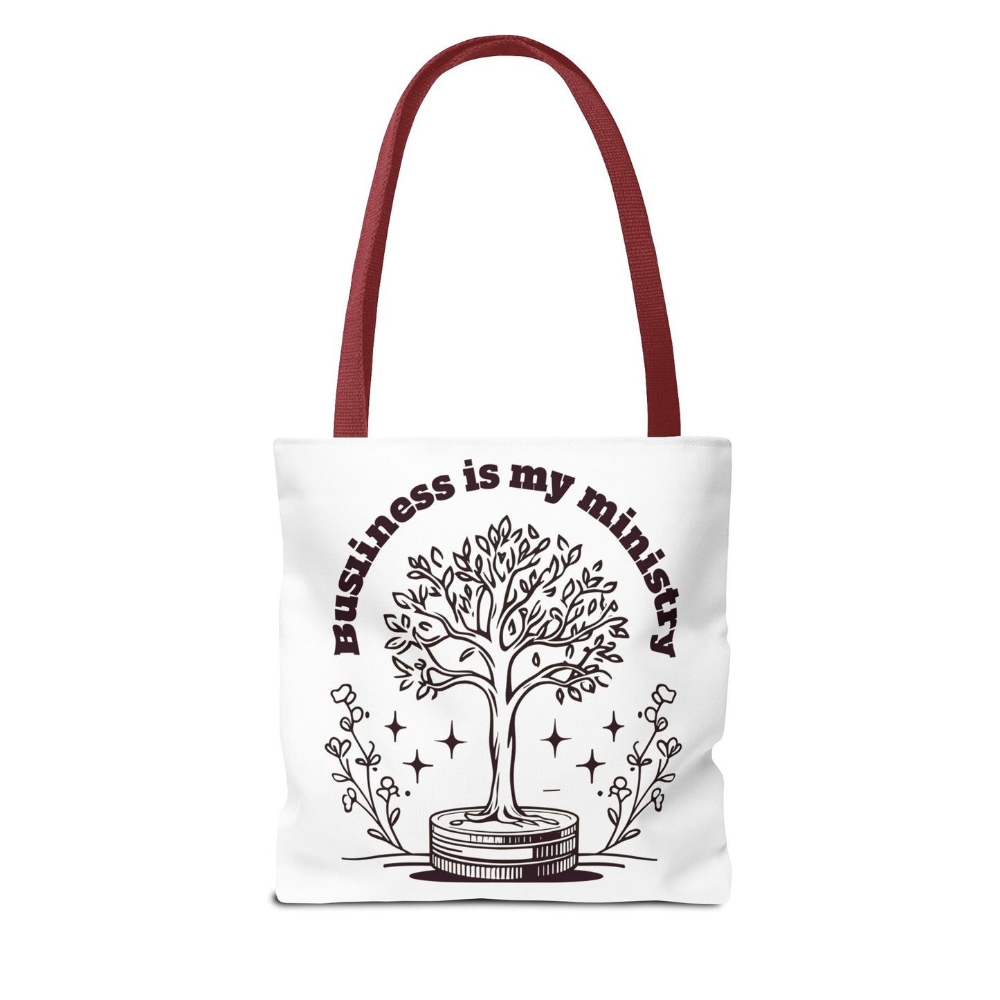 Business is My Ministry Tote Bag β Durable Canvas Bag with Faithful Entrepreneurship Design for Everyday Use