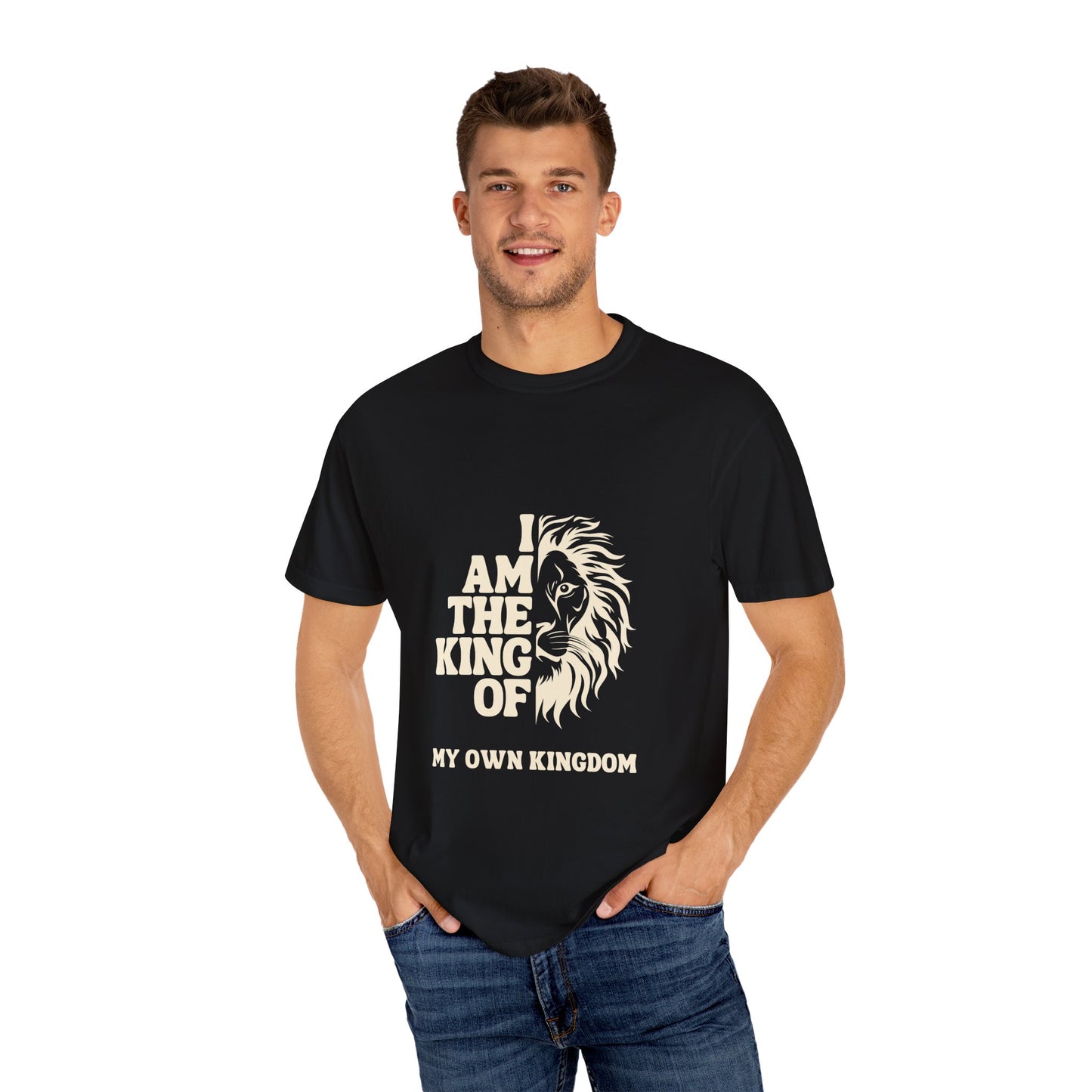 King Design Unisex Garment-Dyed T-Shirt – Soft, Durable & Comfortable Everyday Wear