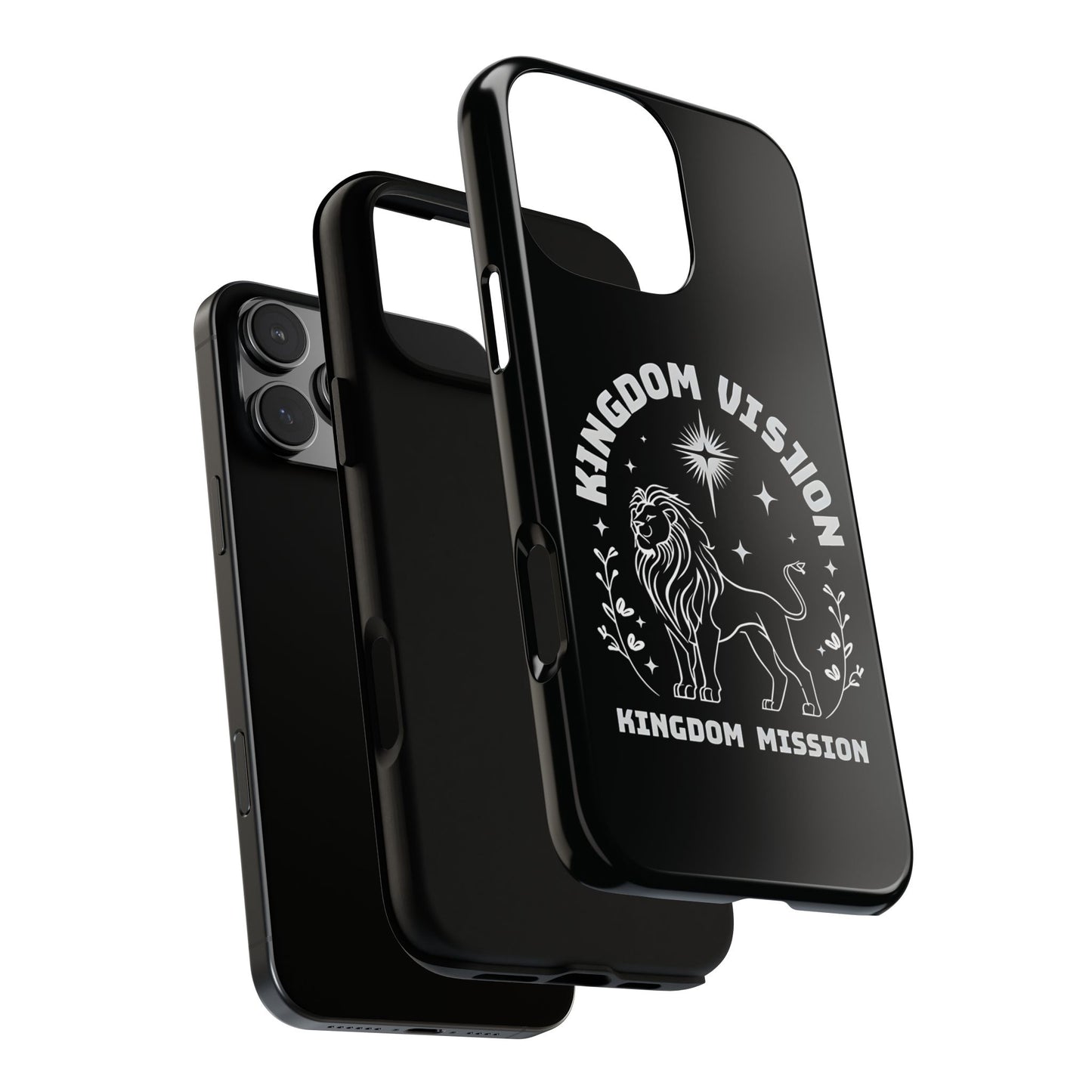 Kingdom Vision Phone Case - Inspirational Lion Design for iPhone 12 to iPhone 16