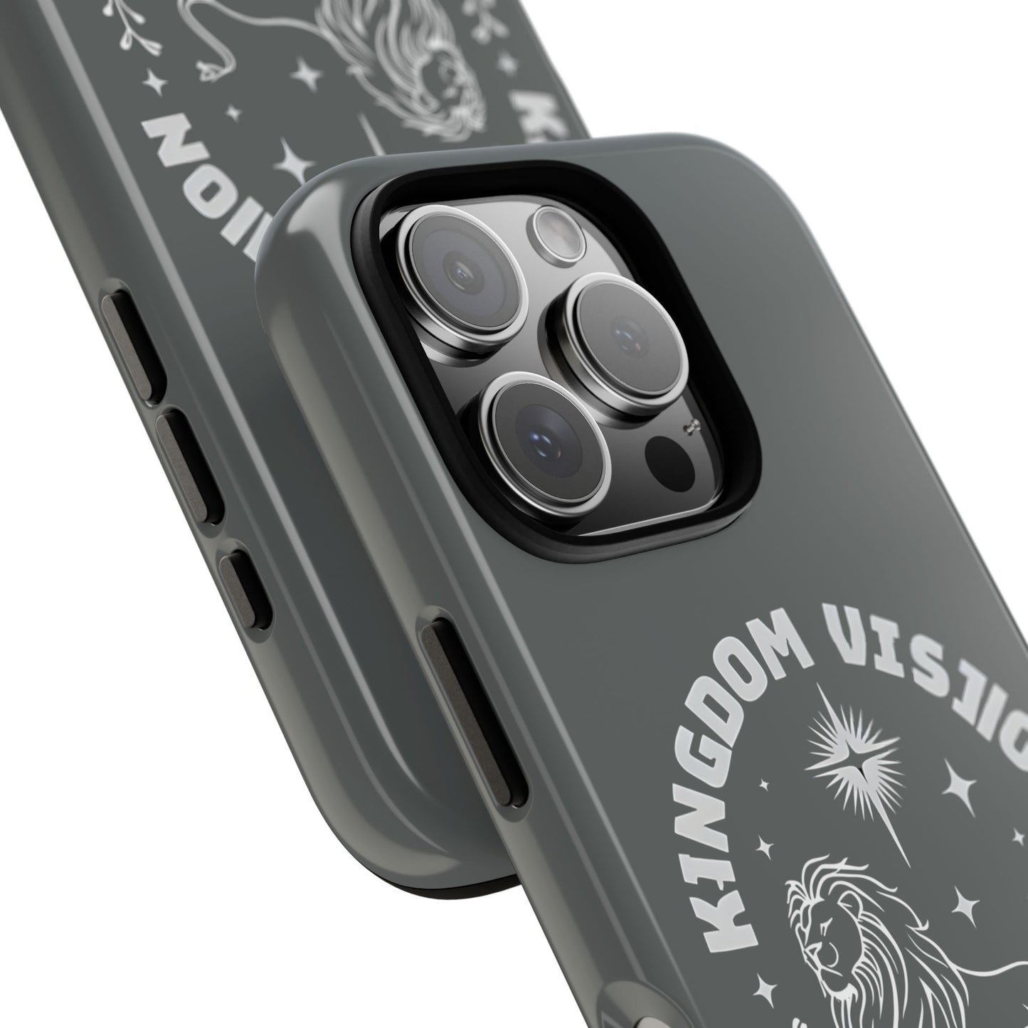 Kingdom Vision Phone Case - Inspirational Lion Design for iPhone 12 to iPhone 16