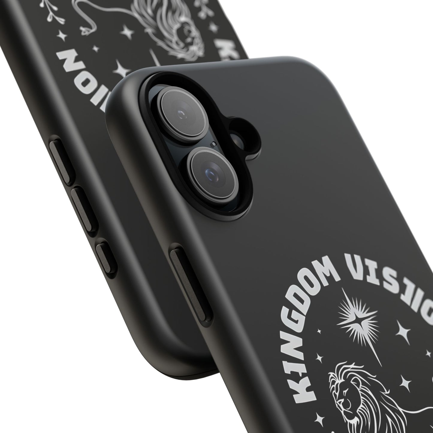 Kingdom Vision Phone Case - Inspirational Lion Design for iPhone 12 to iPhone 16