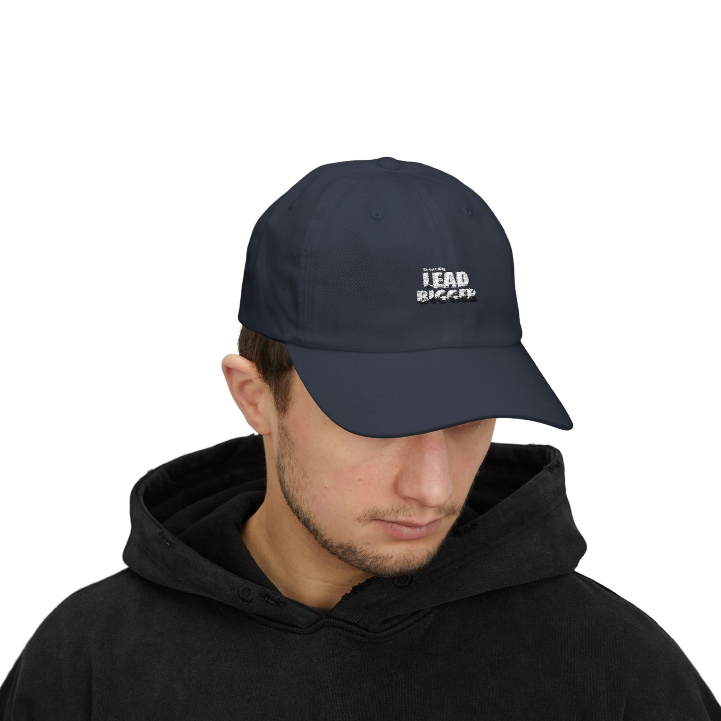 Lead Bigger Dad Cap โ Adjustable Cotton Hat for Casual & Everyday Wear
