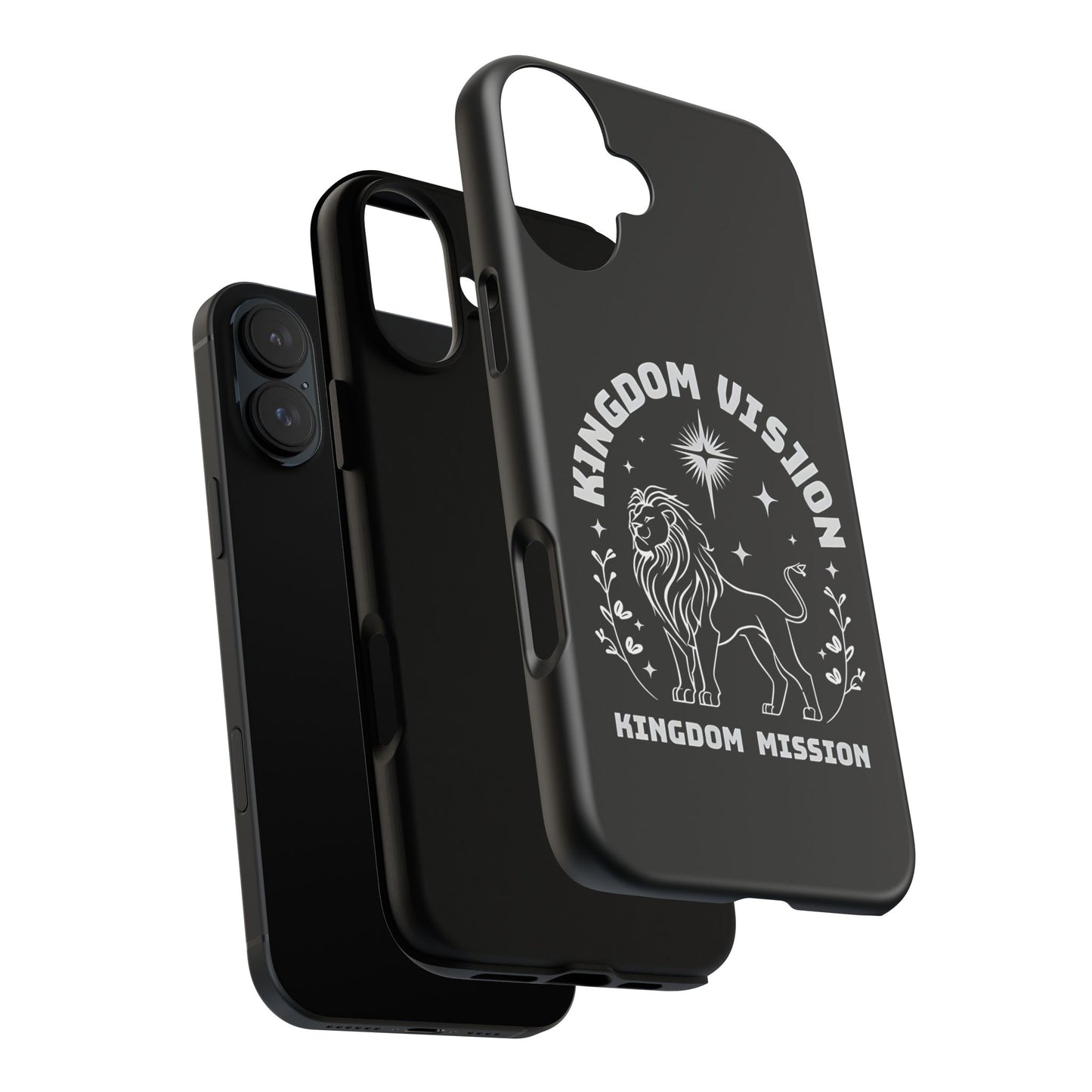 Kingdom Vision Phone Case - Inspirational Lion Design for iPhone 12 to iPhone 16