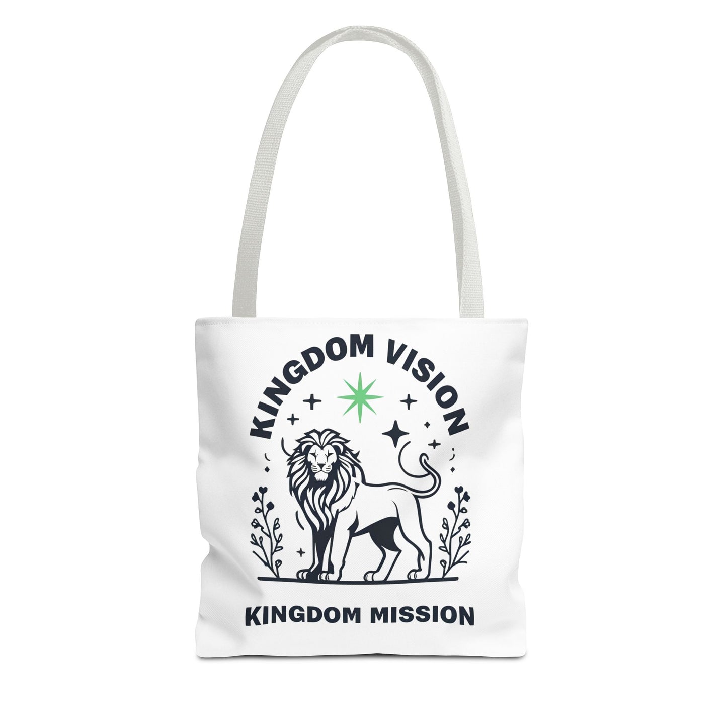 Kingdom Vision Lion Tote Bag β Durable Canvas Bag with Bold & Empowering Design