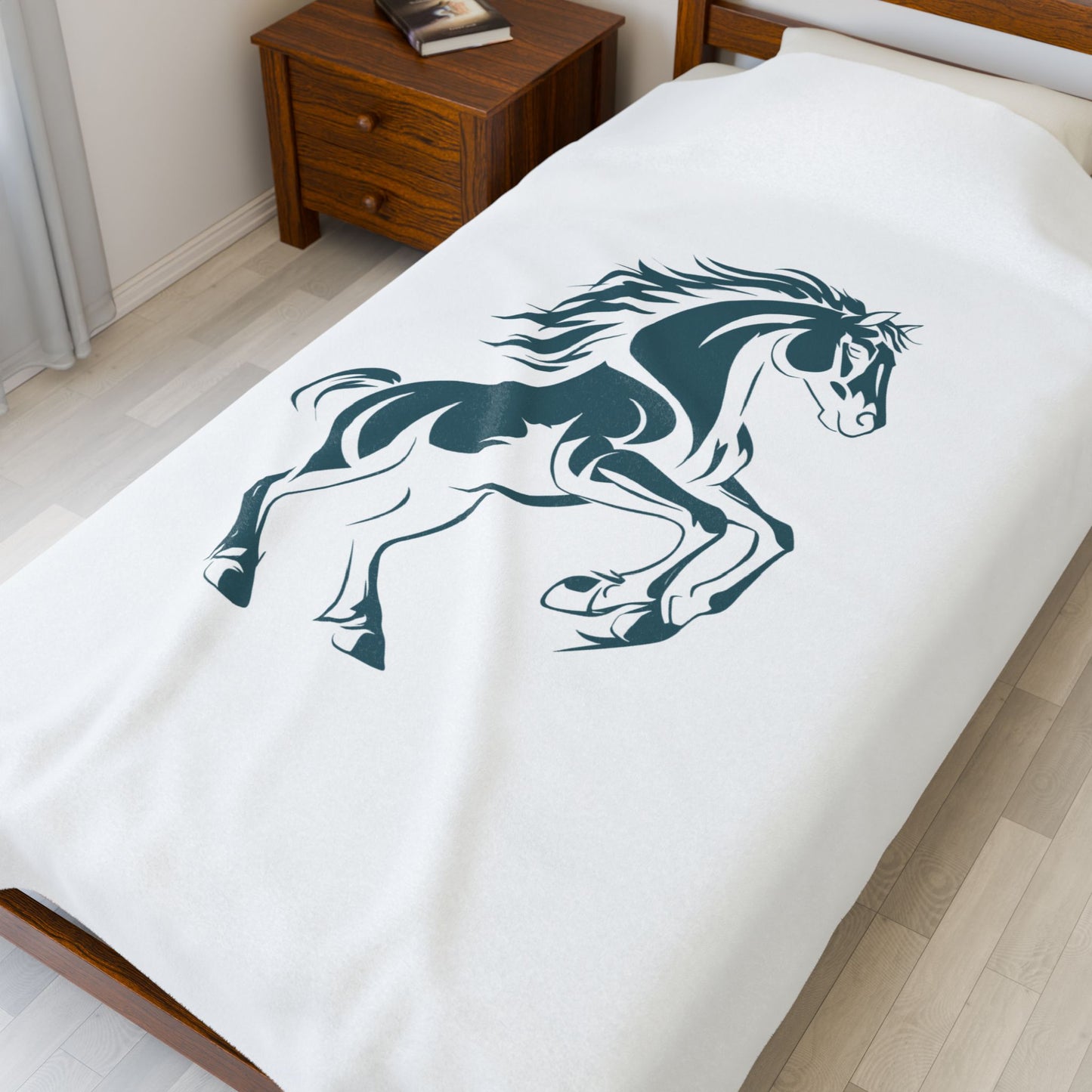 GVA Spirit Animal Velveteen Plush Blanket – Ultra-Soft, Warm & Durable for Home & Gifts