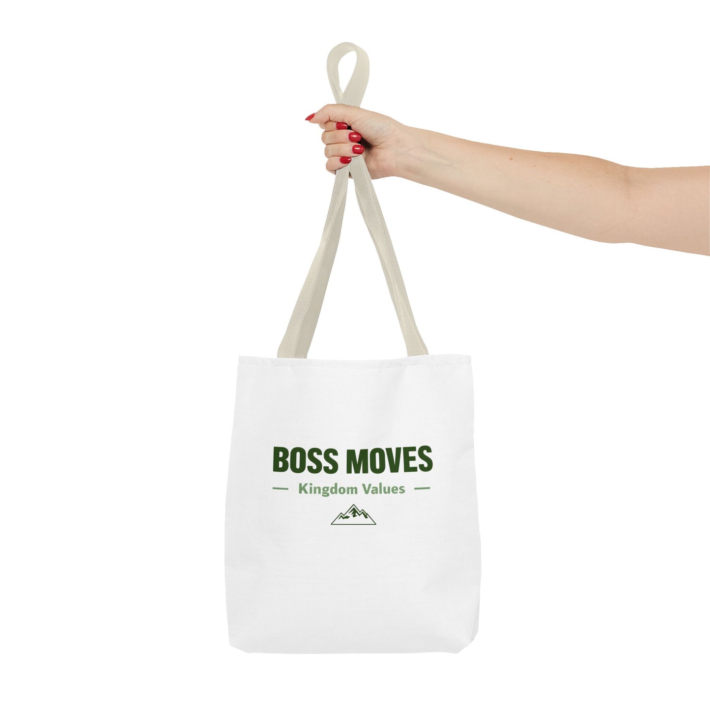 Boss Moves Tote Bag β Durable Canvas Bag with Empowering Kingdom Values Design for Everyday Use