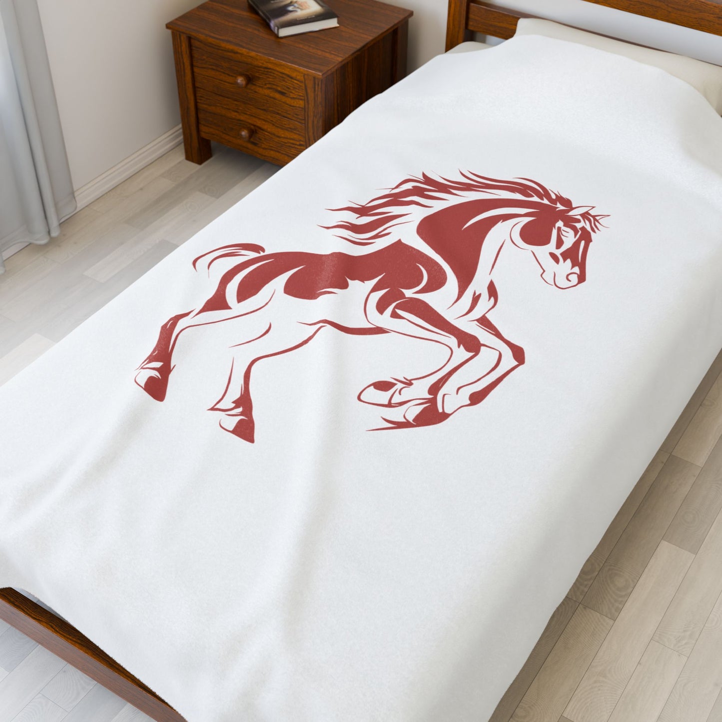 GVA Spirit Animal Velveteen Plush Blanket – Ultra-Soft, Warm & Durable for Home & Gifts