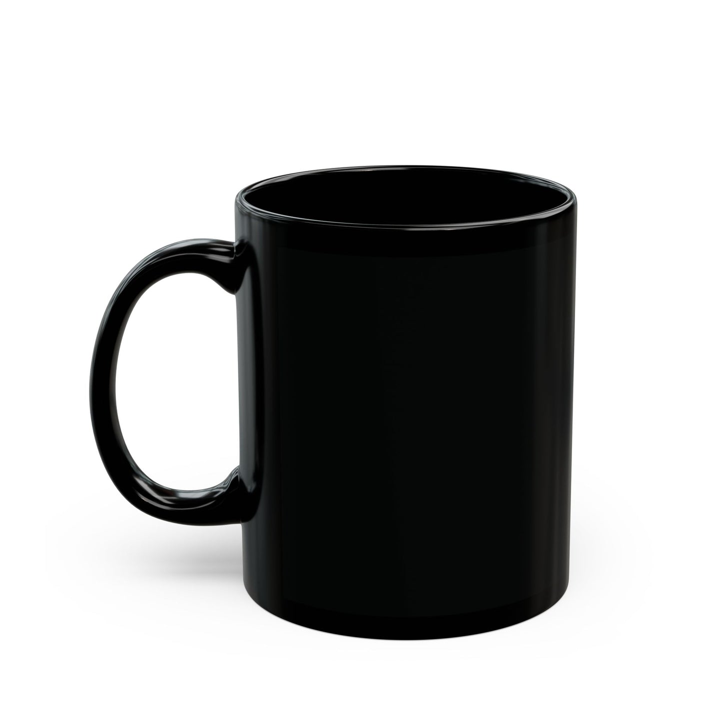 Create with Purpose Black Ceramic Coffee Mug – Faith-Inspired Design – 11oz & 15oz Cup for Home, Office, Gifts