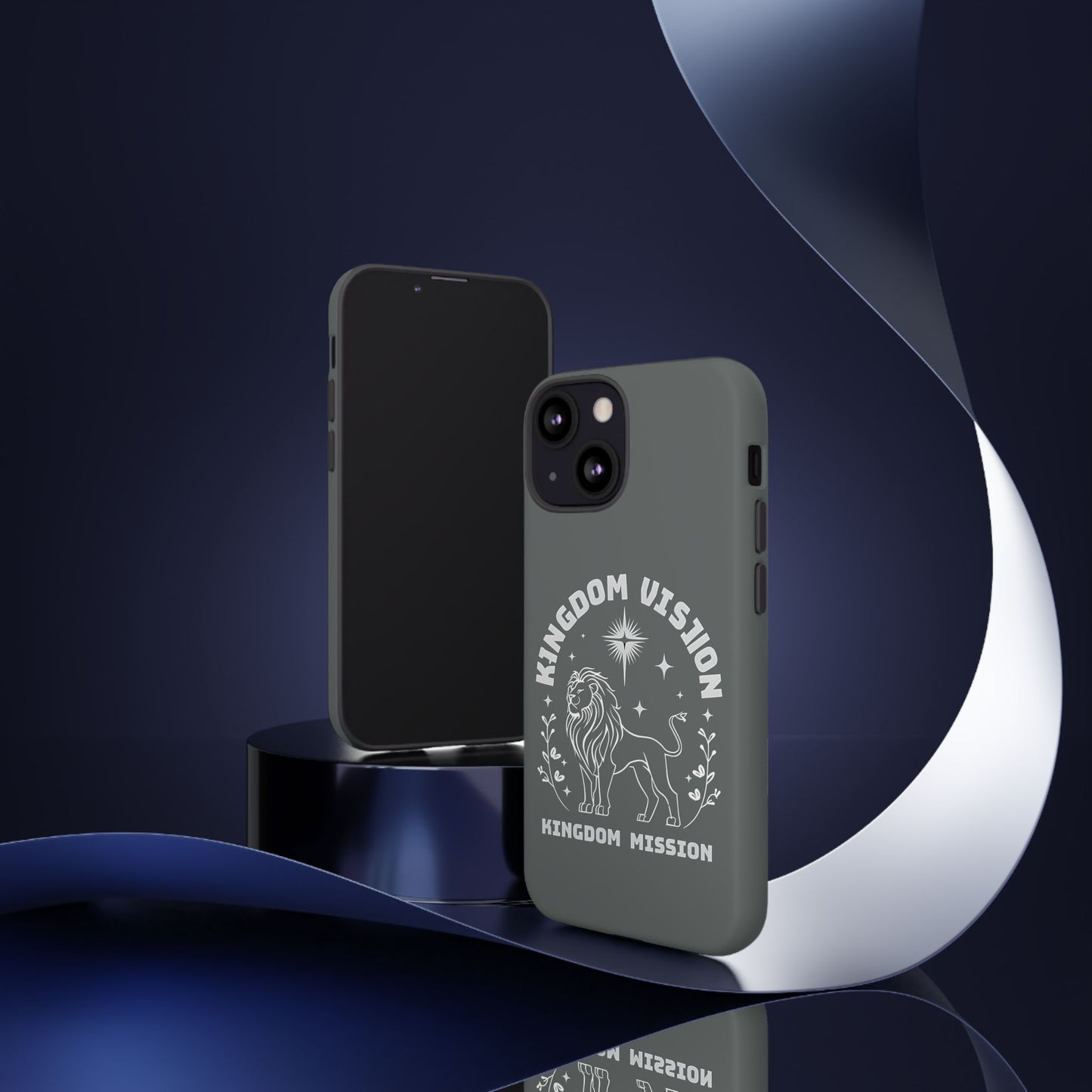 Kingdom Vision Phone Case - Inspirational Lion Design for iPhone 12 to iPhone 16