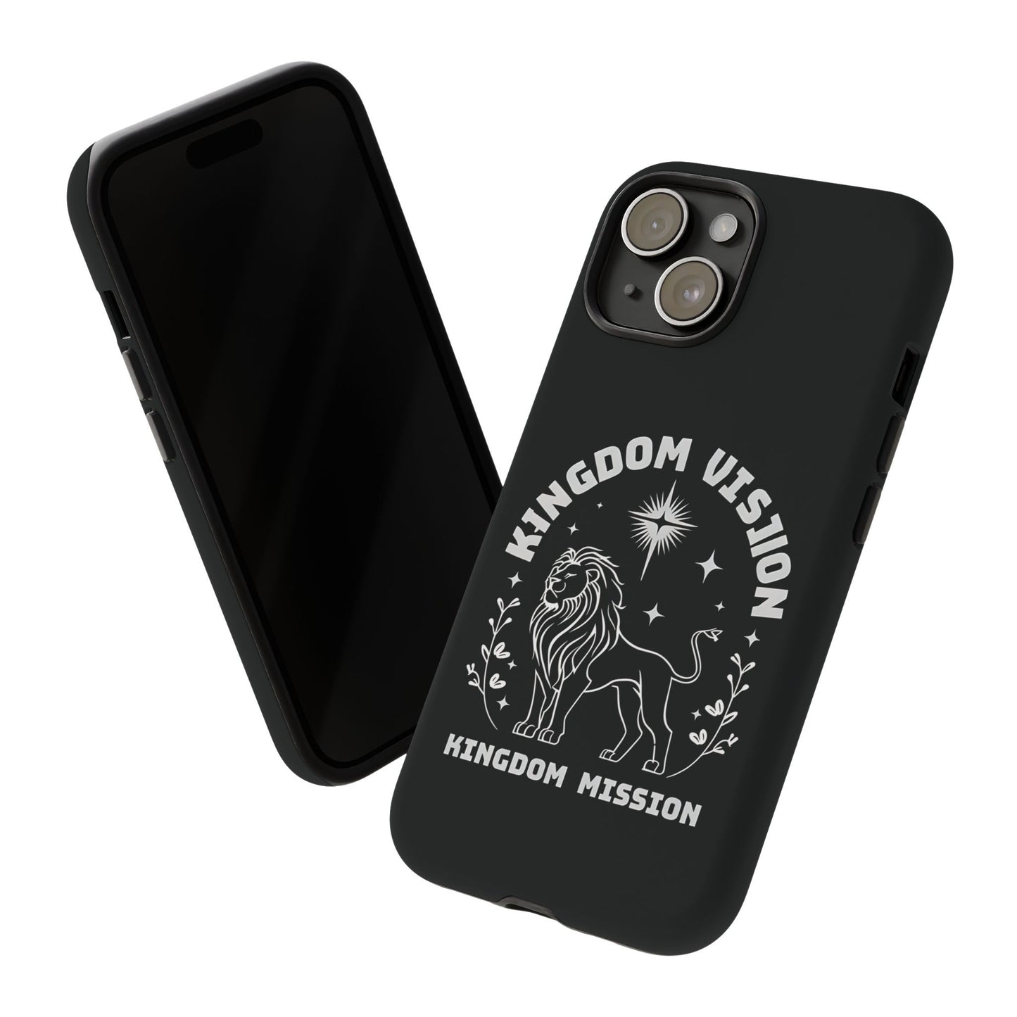Kingdom Vision Phone Case - Inspirational Lion Design for iPhone 12 to iPhone 16