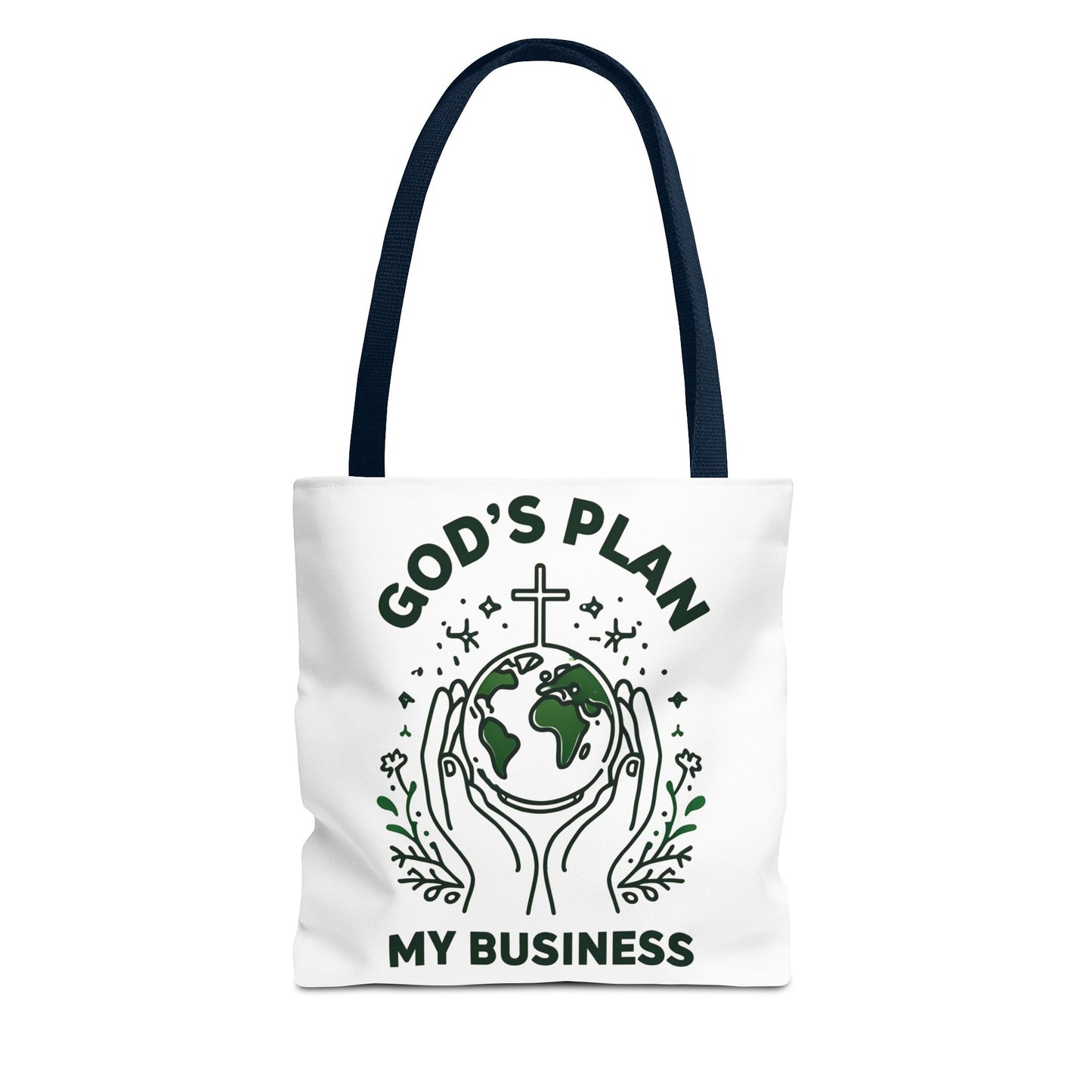 God's Plan Inspirational Tote Bag β Durable Canvas Bag with Purposeful Design for Everyday Use